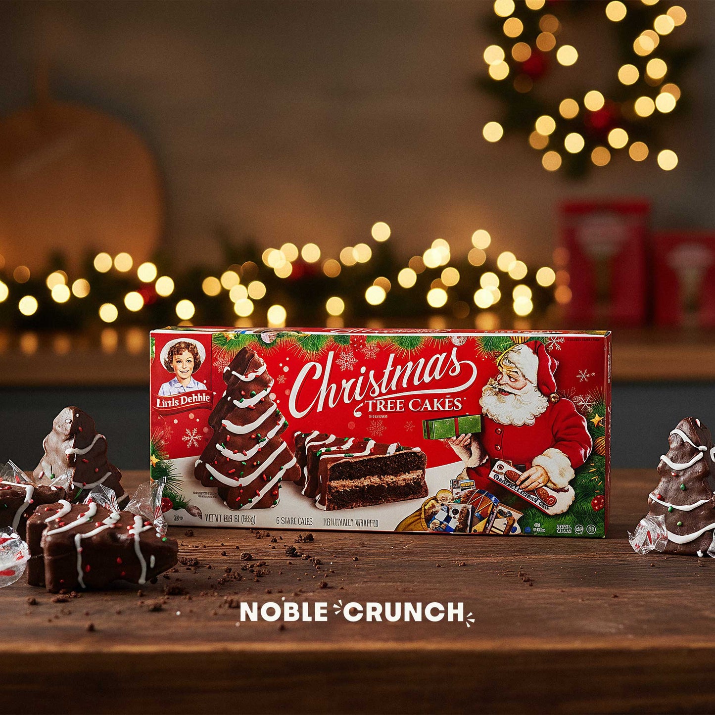 Little Debbie Chocolate Christmas Tree Cakes  5ct 8.62oz