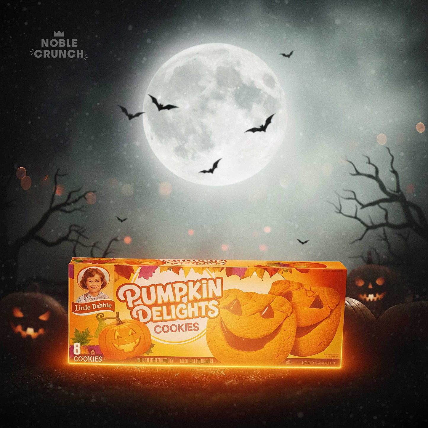 Little Debbie Pumpkin Delight Halloween Cookies 9.96oz, 8ct