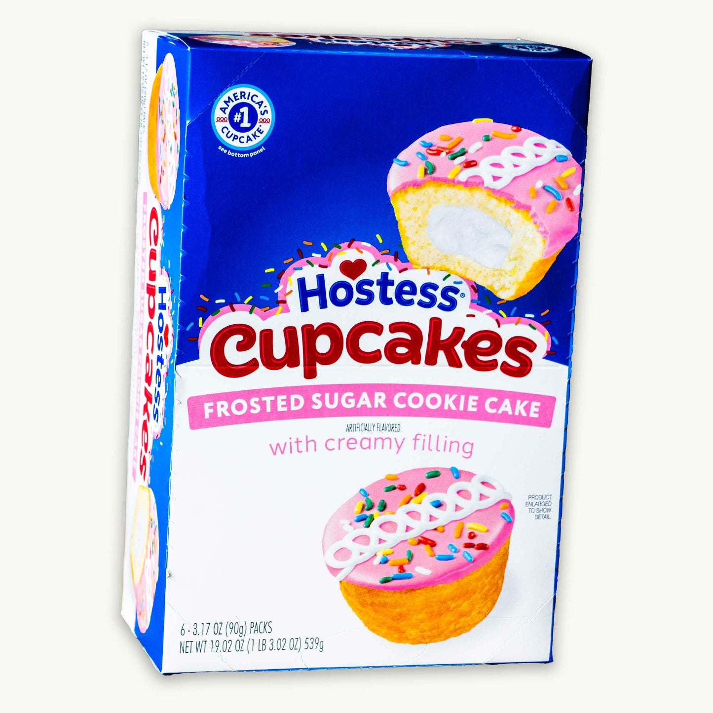 Hostess Frosted Sugar Cookie Cake Cupcakes 3.17oz