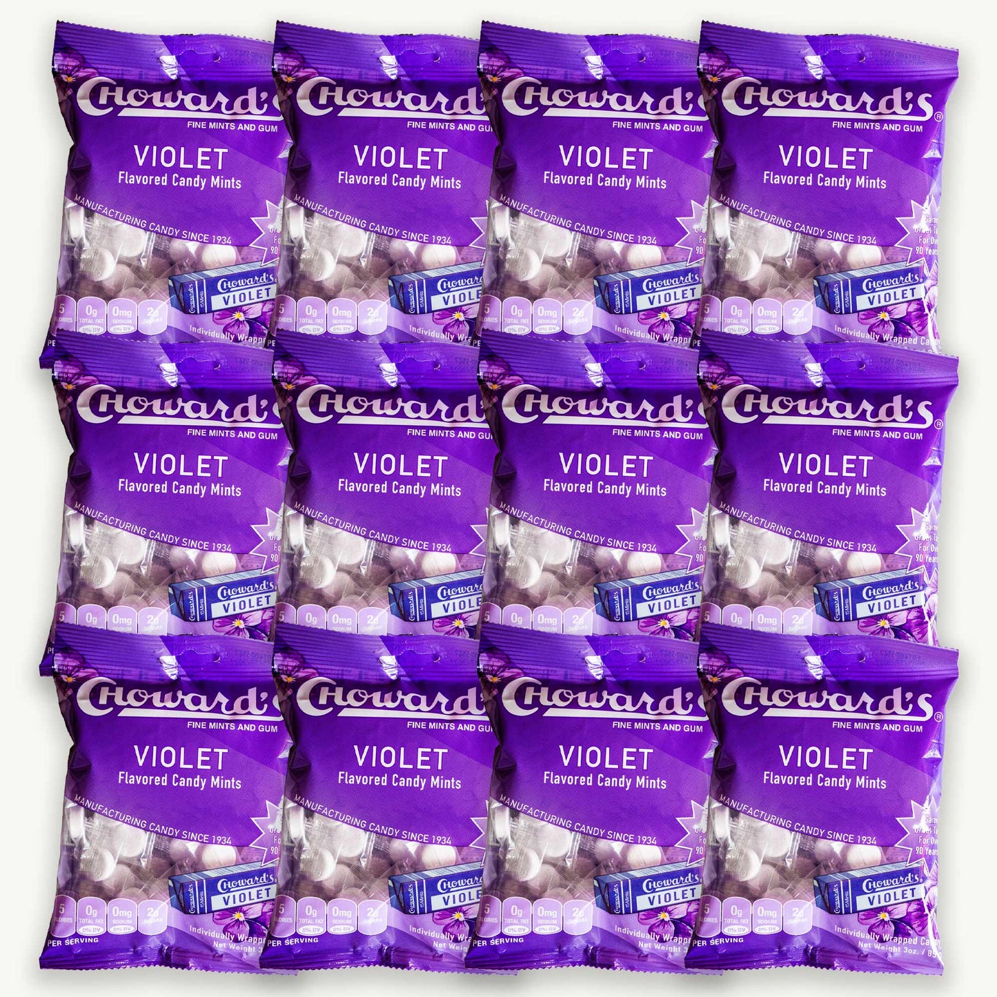 Choward's Violet Candy Mints 3oz