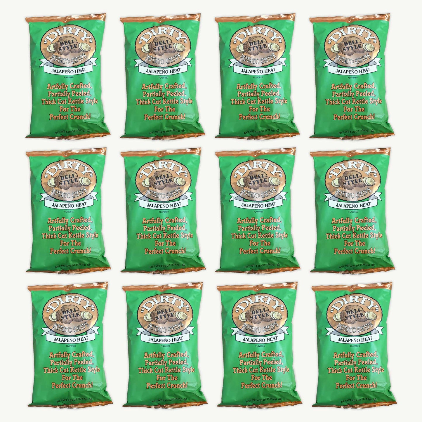 Dirty Jalapeno Heat Kettle Potato Chips 4.75oz