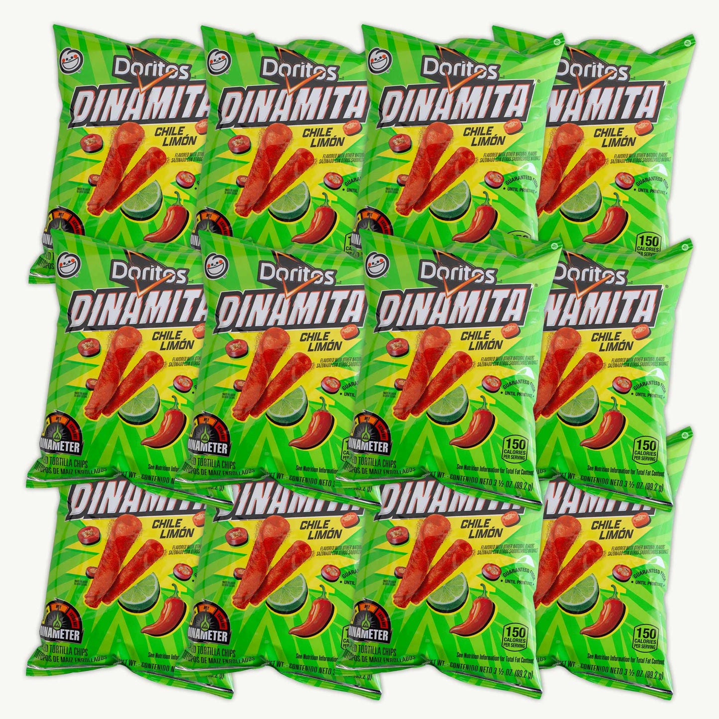 Doritos Dinamita Chile Limón Tortilla Chips 3.5oz
