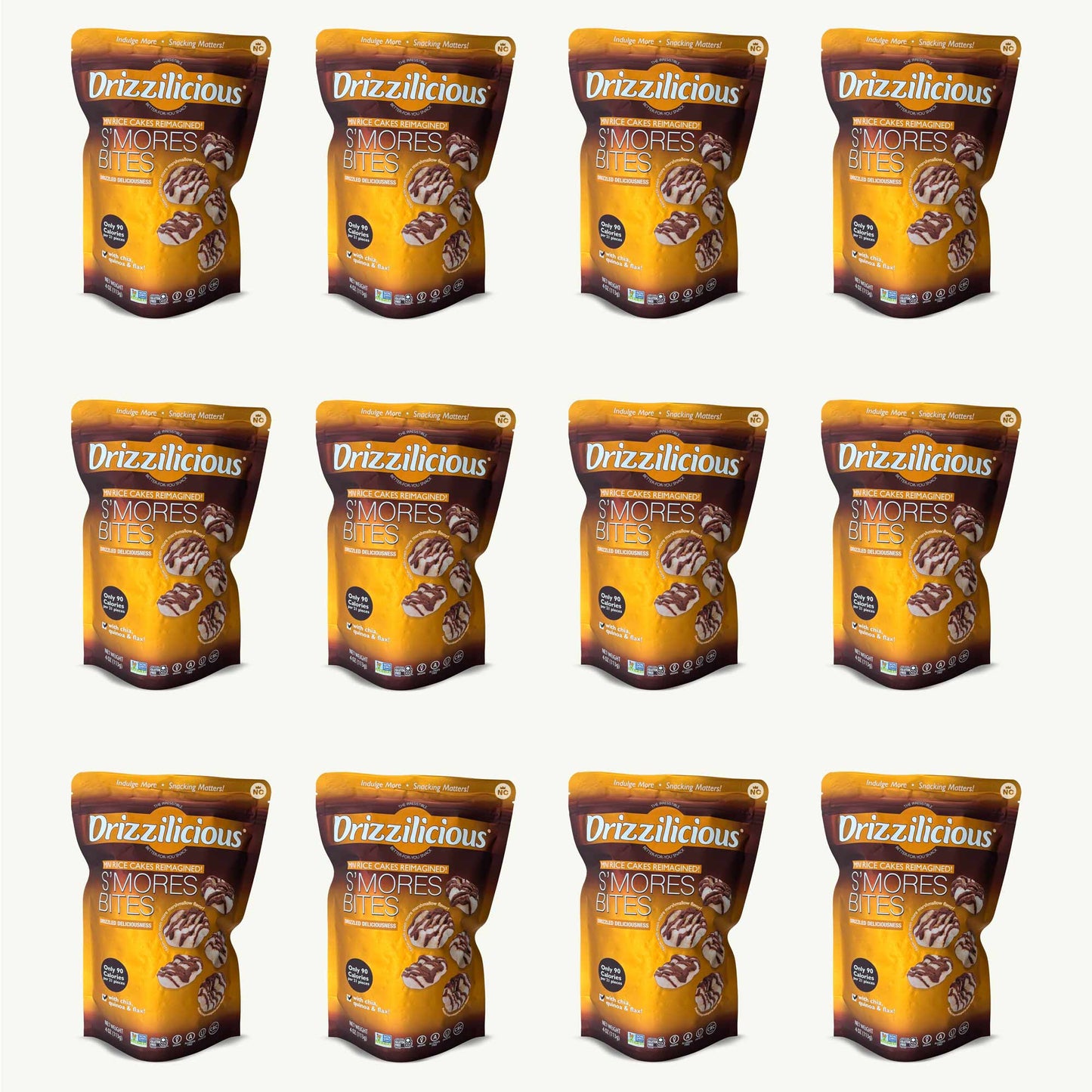 Drizzilicious Smores Bites Mini Rice Cakes 4oz