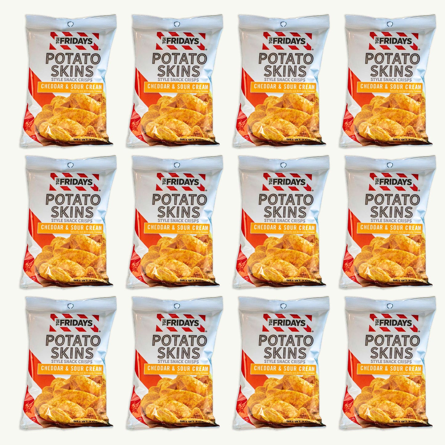 TGI Fridays Potato Skins Cheddar Sour Cream 3oz