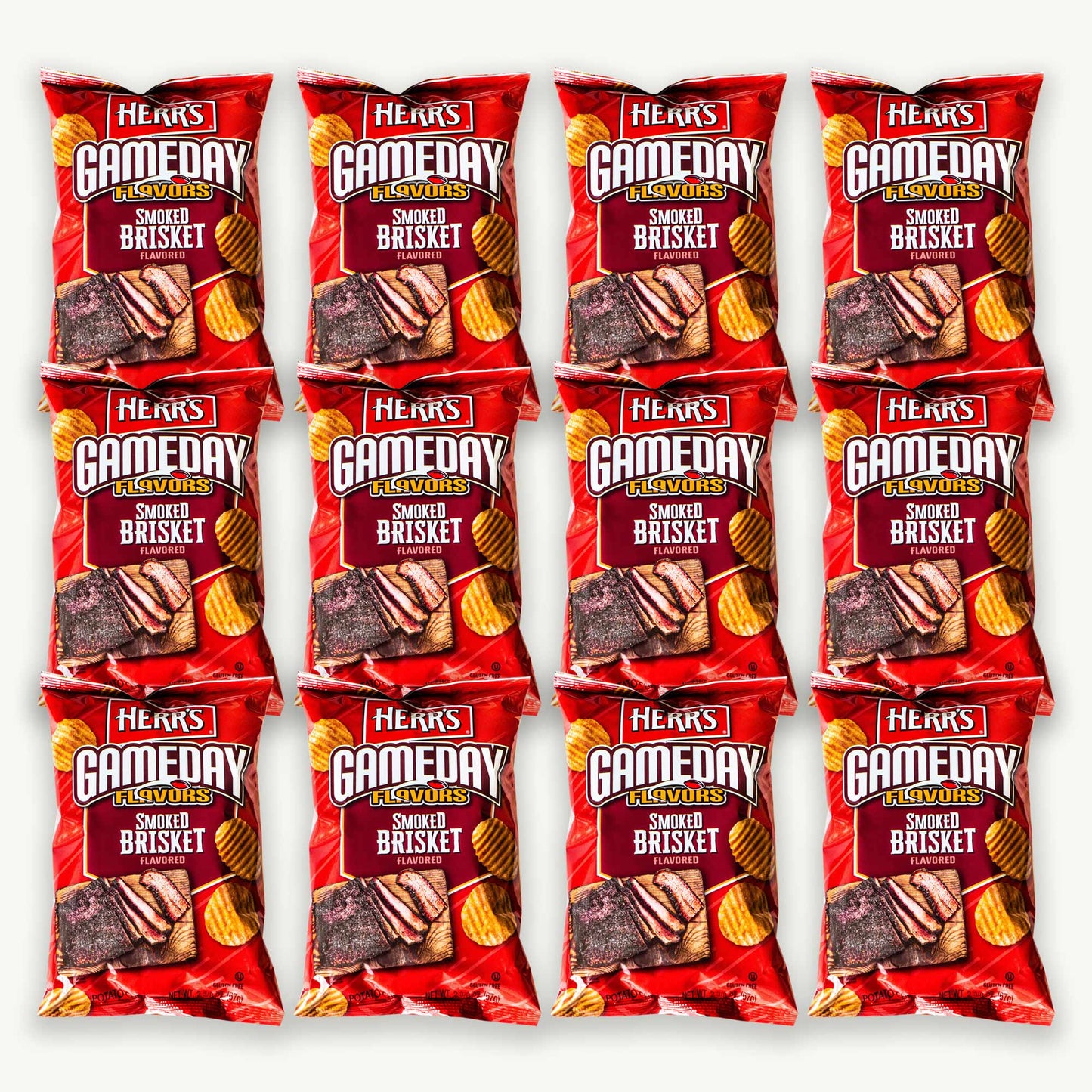 Herr’s Gameday Flavors Smoked Brisket Potato Chips 2.37oz