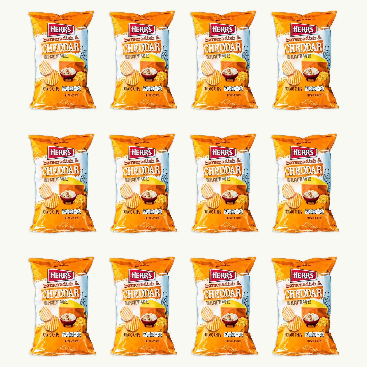 Herr's Horseradish Cheddar Potato Chips 6oz