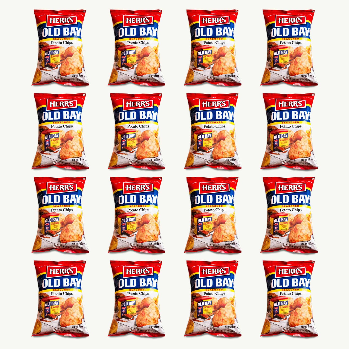 Herr's Old Bay Potato Chips 2.37oz