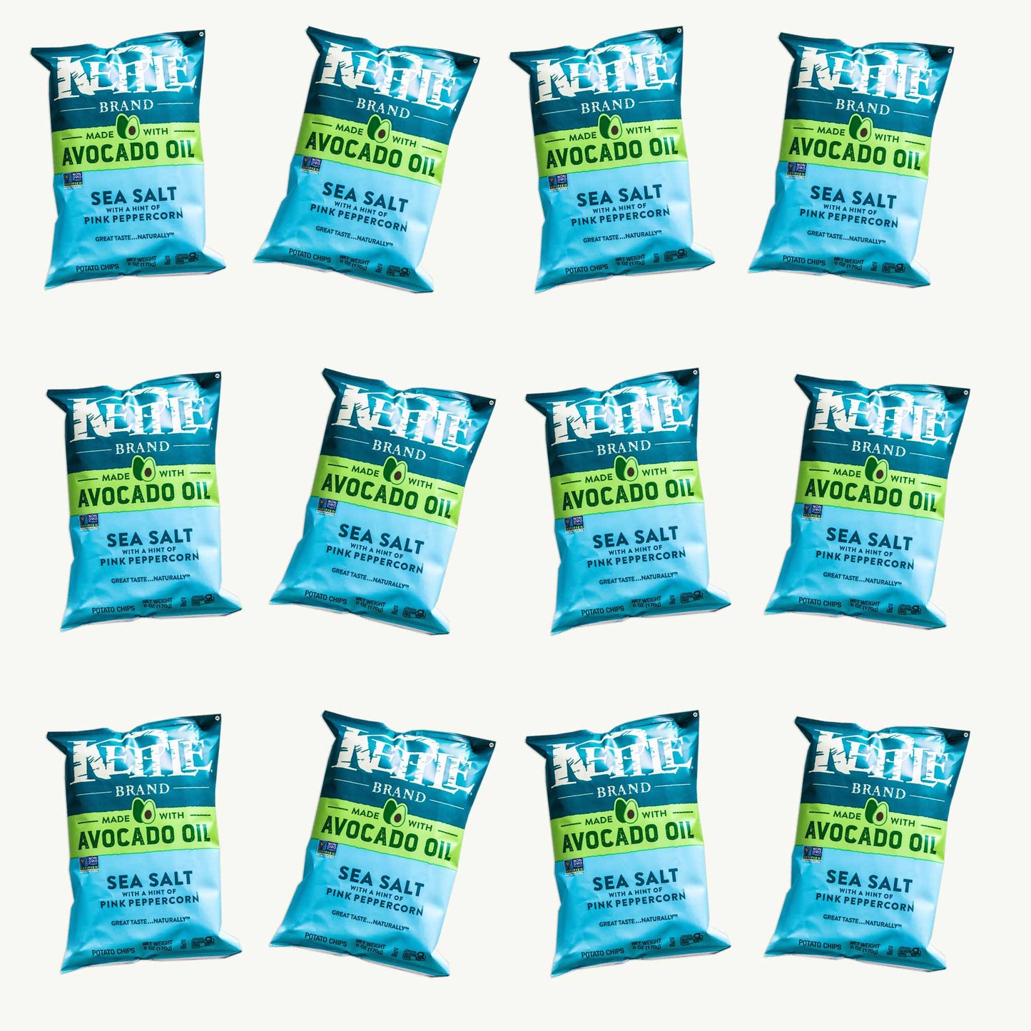 Kettle Avacado Oil Sea Salt Pink Peppercorn 6oz