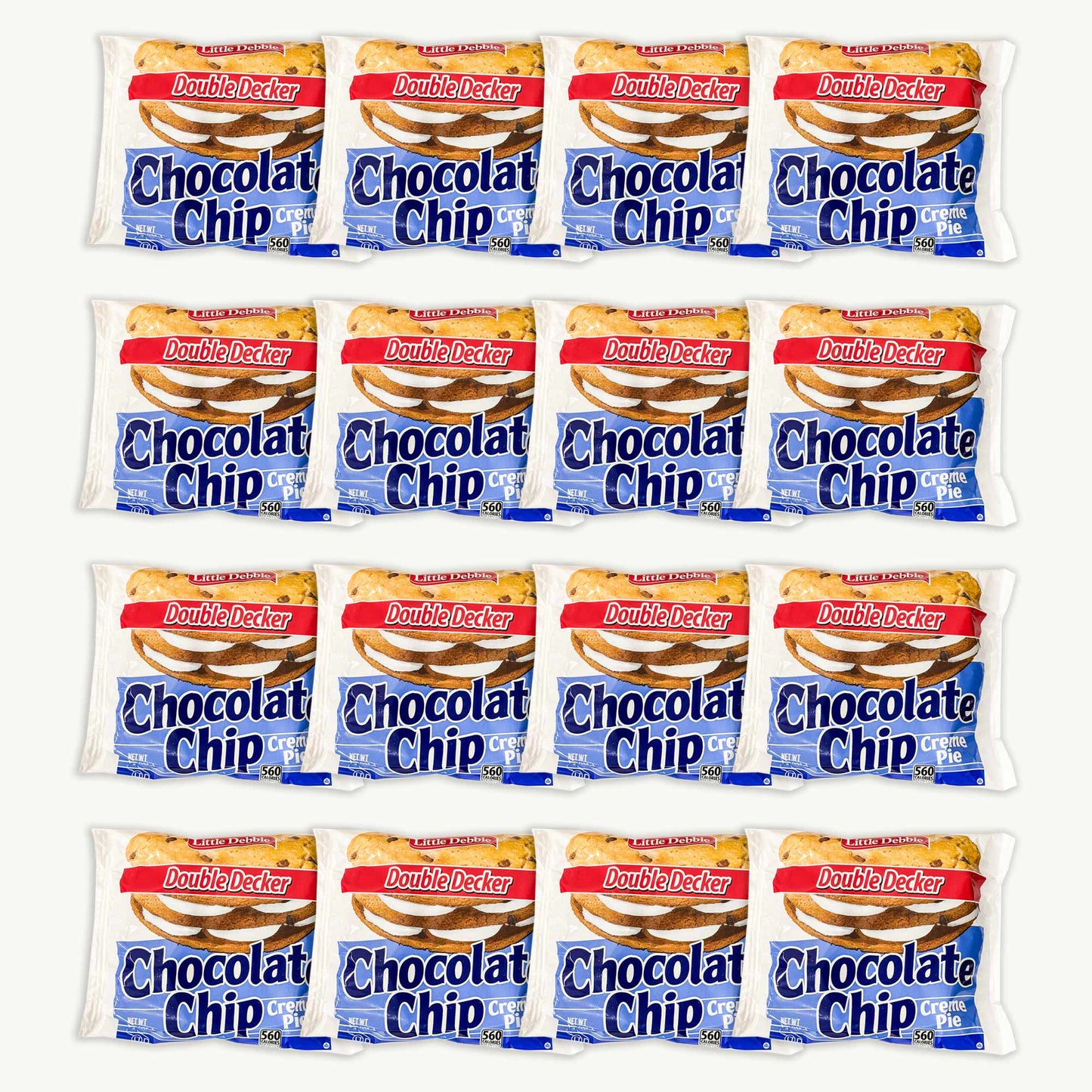 Little Debbie Double Decker Chocolate Chip Cream Pie 4.4oz