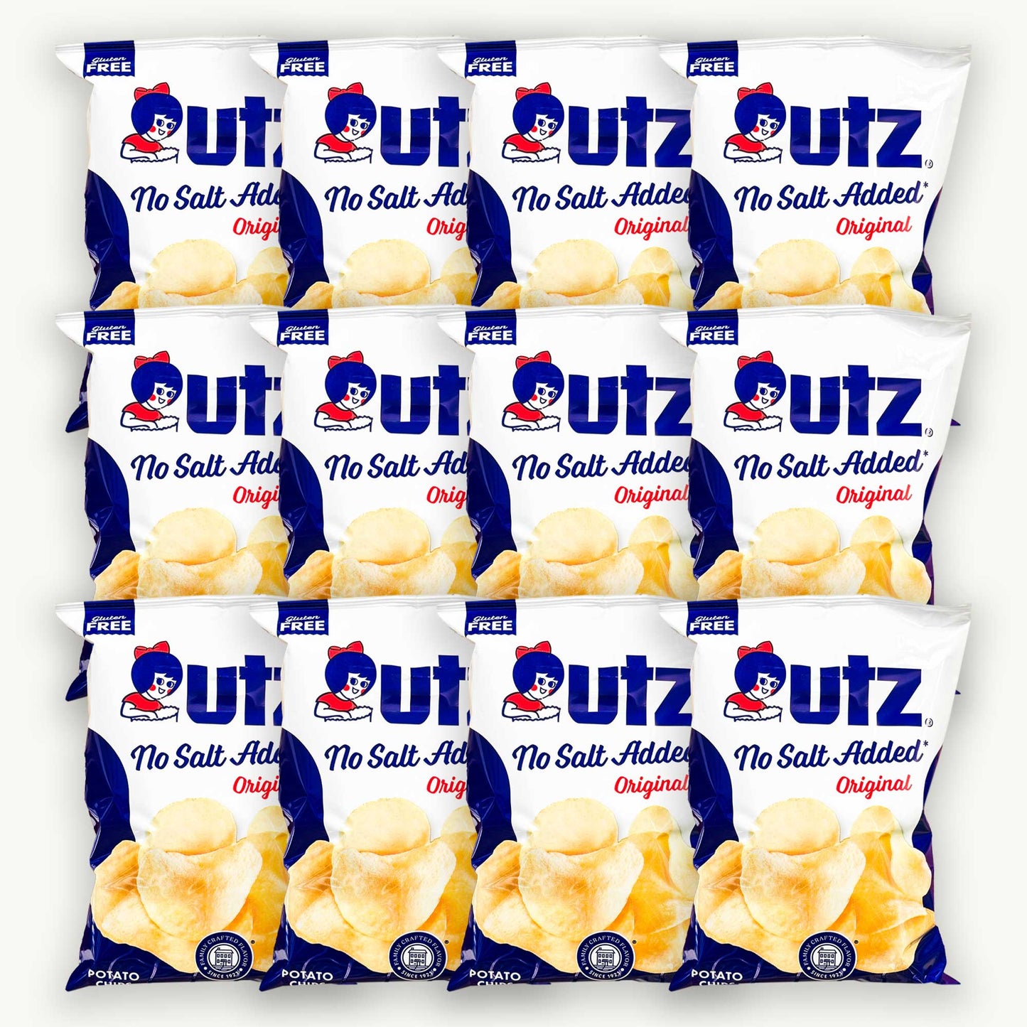 Utz No Salt Added Potato Chips 2.75oz