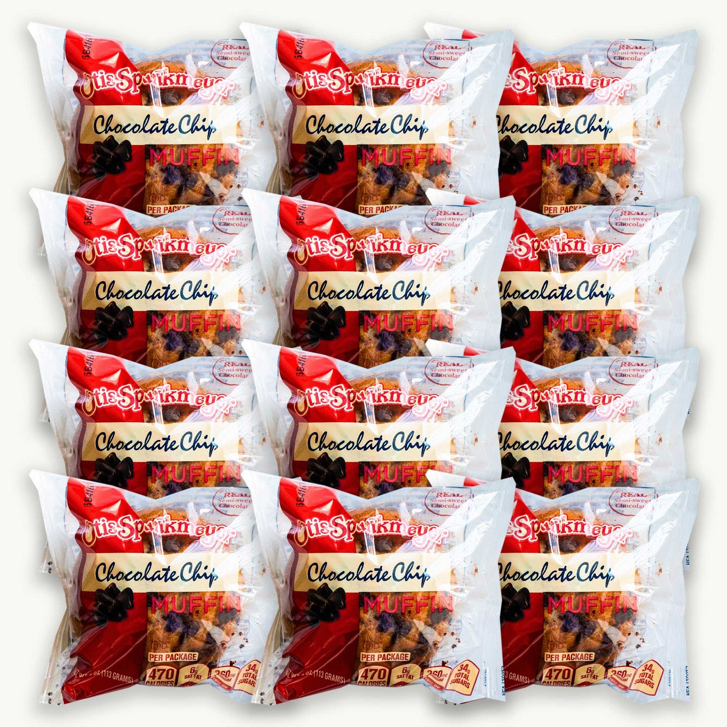 Otis Spunkmeyer Chocolate Chip Muffin 4oz