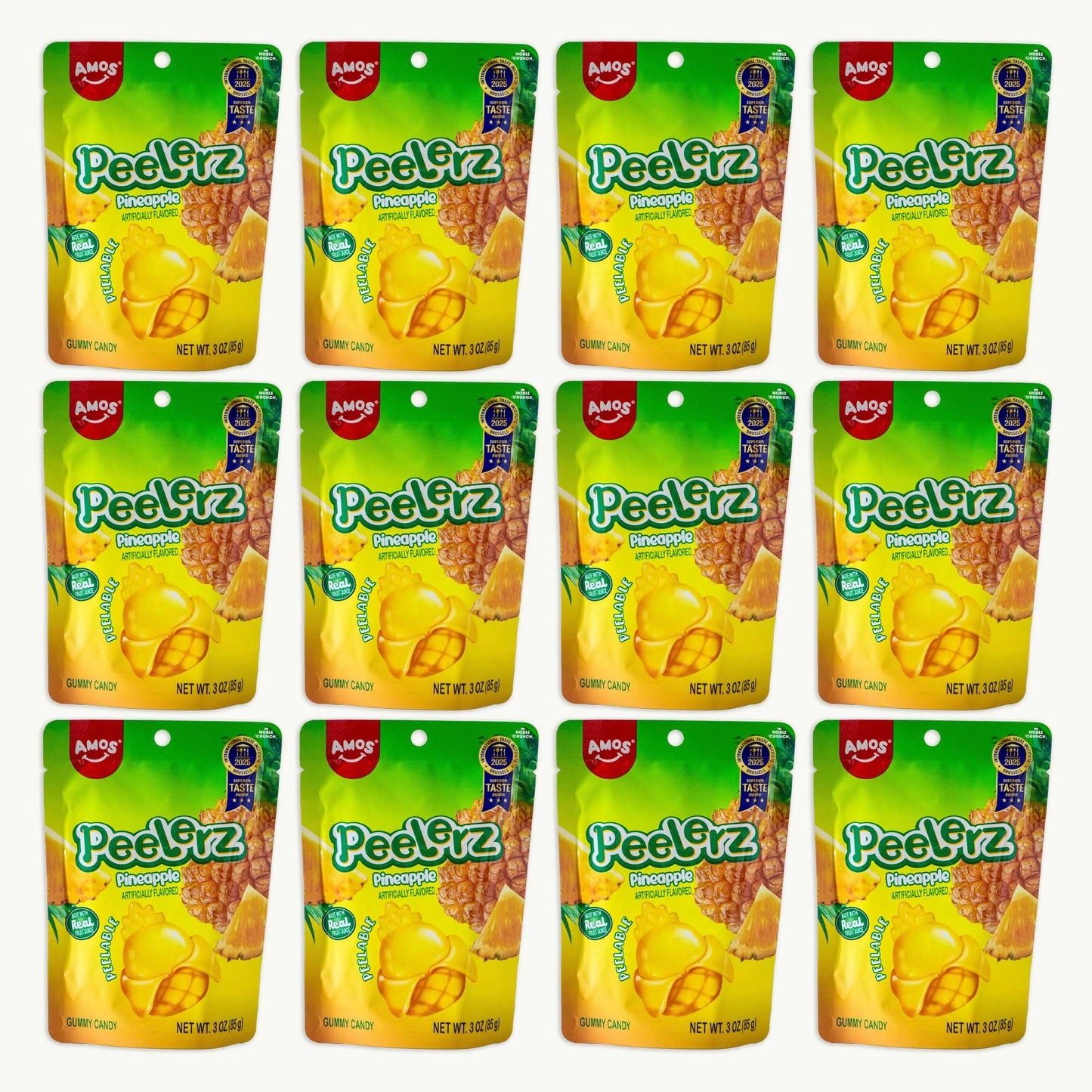 Peelerz Pineapple Peelable Gummy Candy 3oz