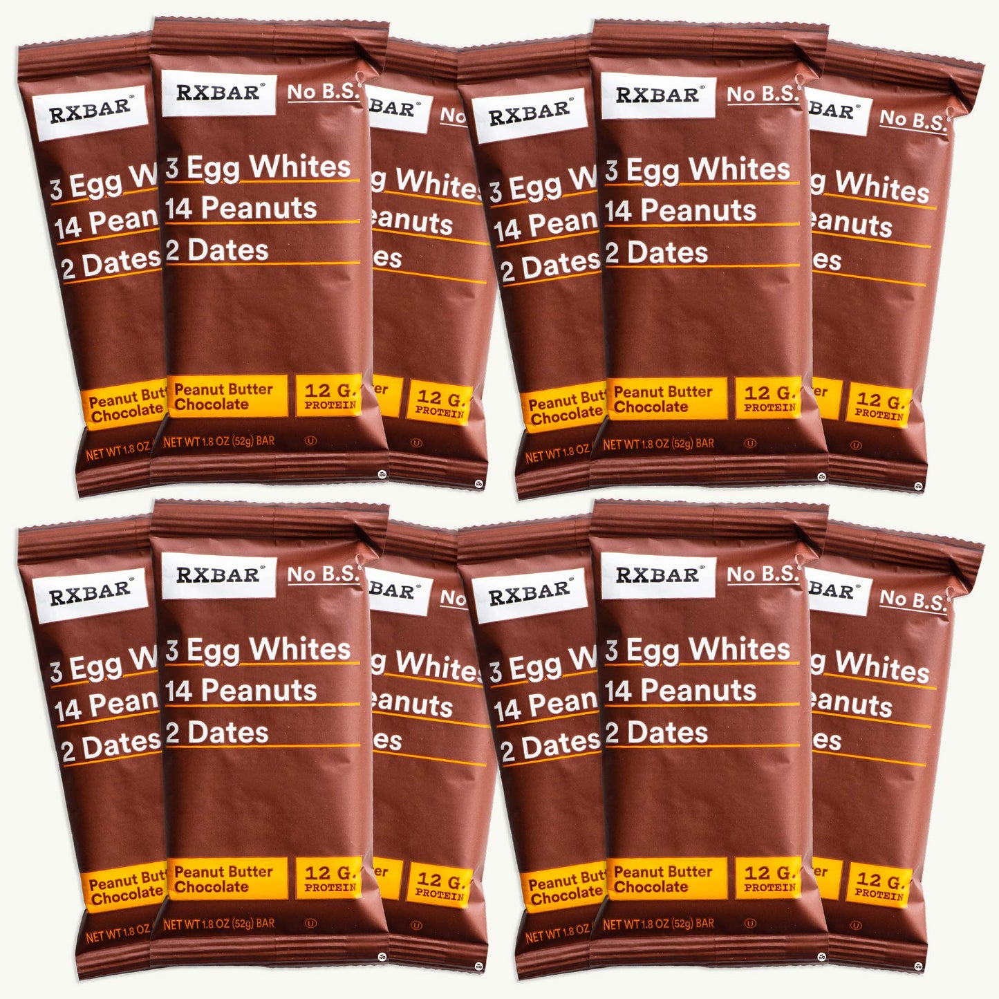 RXBAR Peanut Butter Chocolate 12g Protein Bar 1.8oz