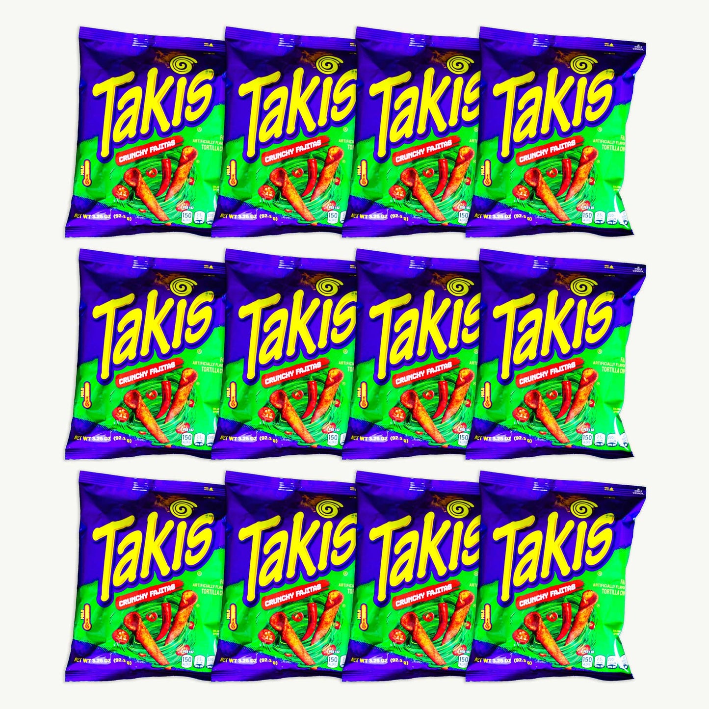 Takis Crunchy Fajitas Tortilla Chips 3.25oz