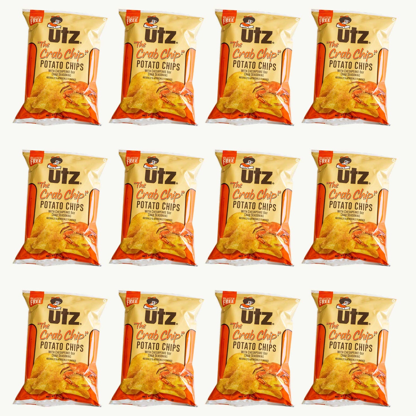 Utz Crab Potato Chips 2.75oz