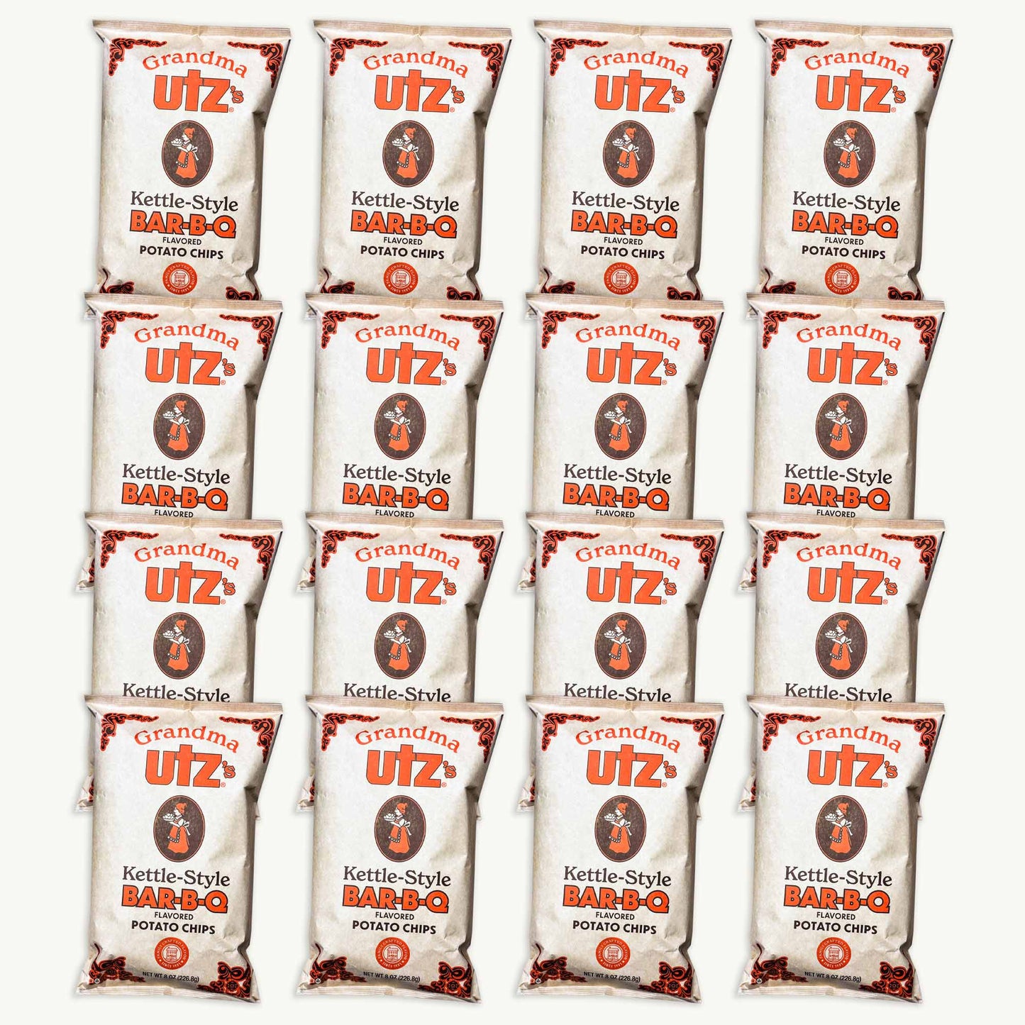 Utz Grandma BBQ Kettle Potato Chips 8oz
