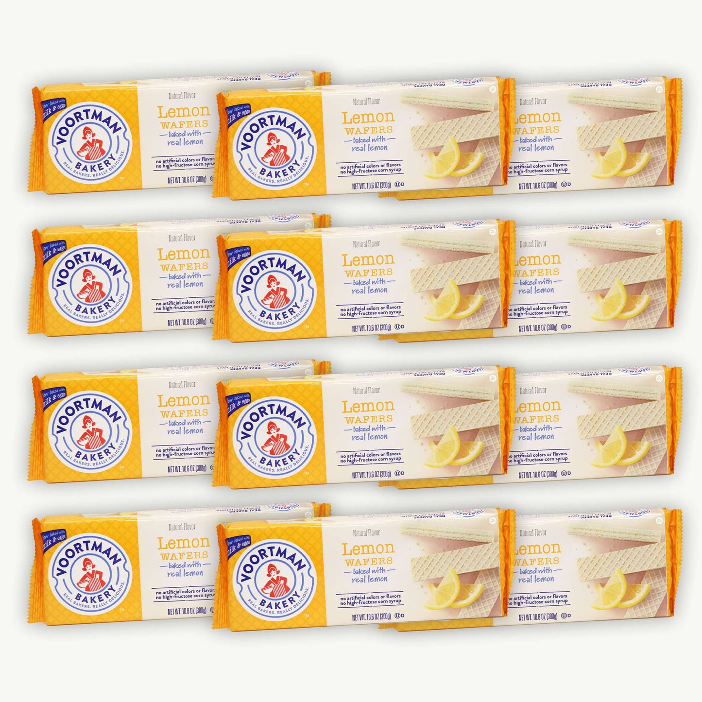 Voortman Lemon Wafers 10.6oz