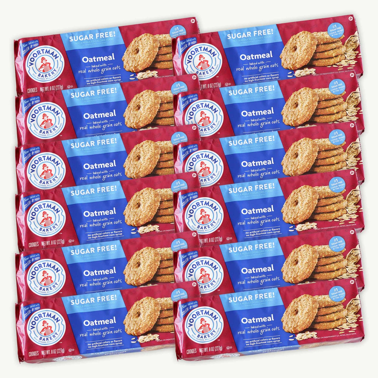 Voortman Sugar Free Oatmeal Cookies 8oz
