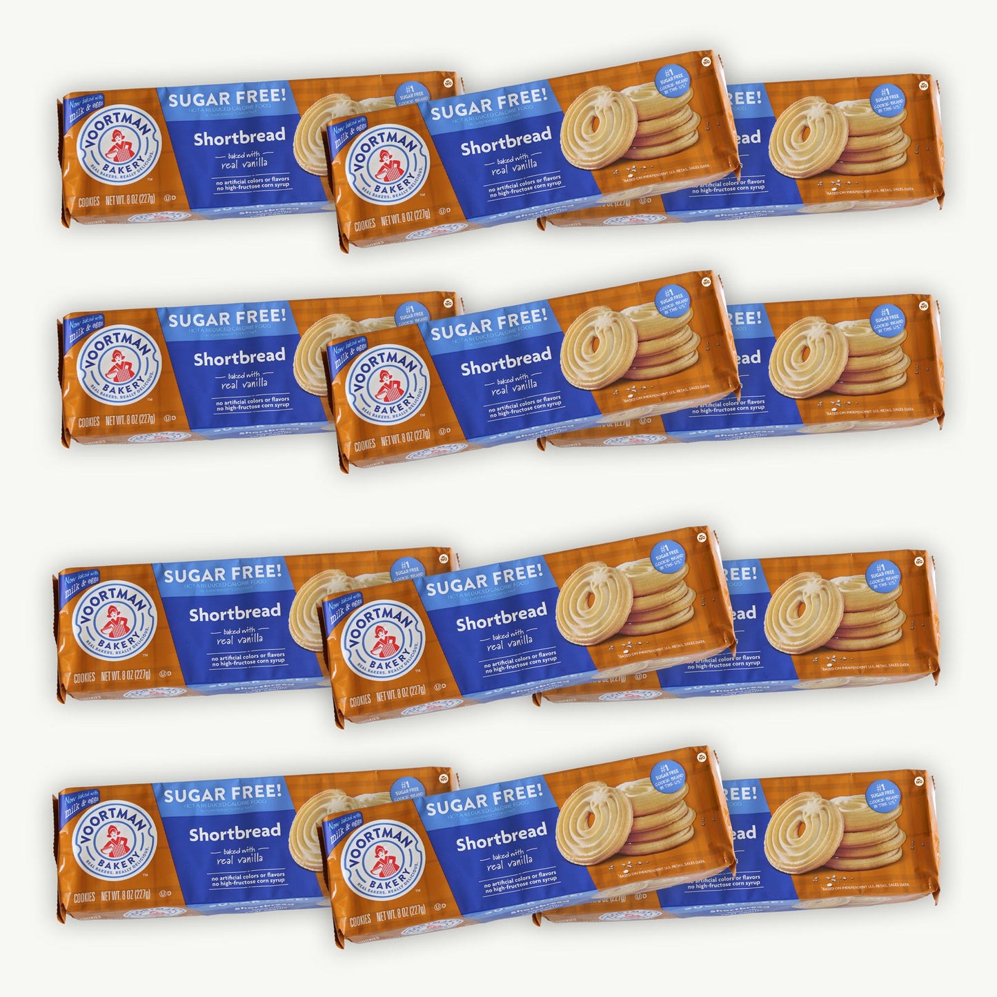 Voortman Sugar Free Shortbread Cookies 8oz