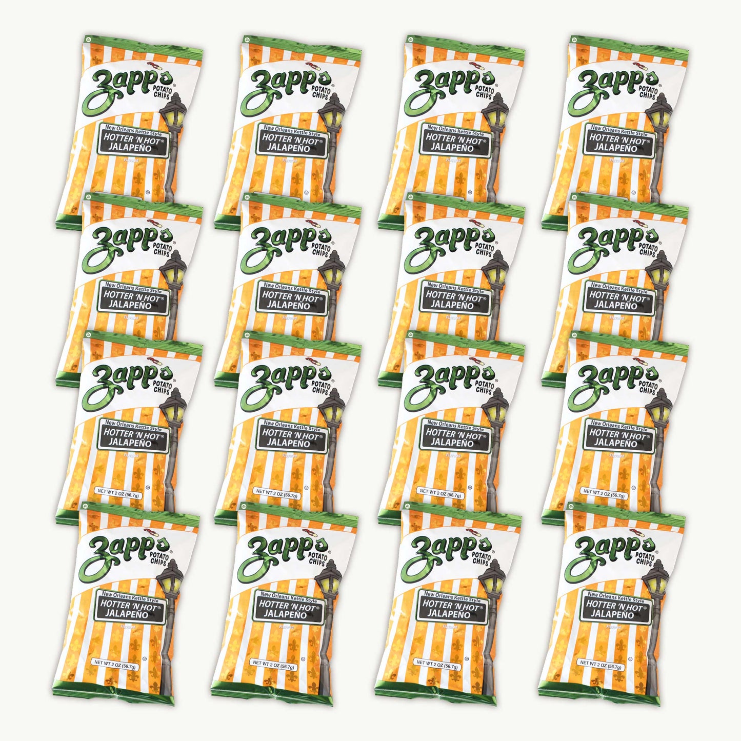 Zapp's Hotter N Hot Jalapeno Kettle Potato Chips 2oz