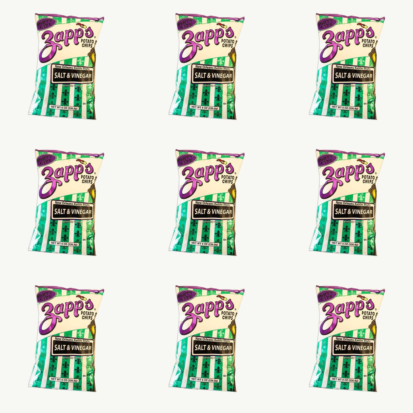 Zapp's Salt Vinegar Kettle Potato Chips 8oz
