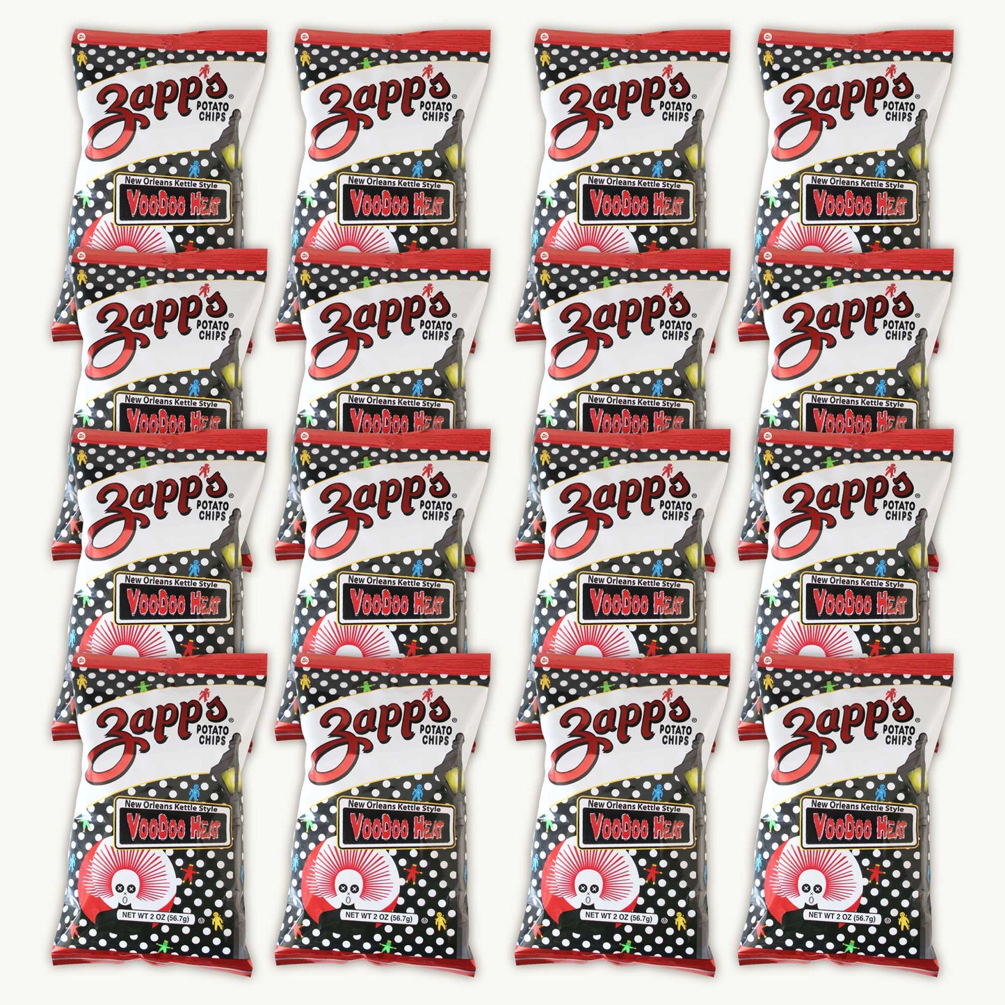 Zapp's Voodoo Heat Kettle Potato Chips 2oz