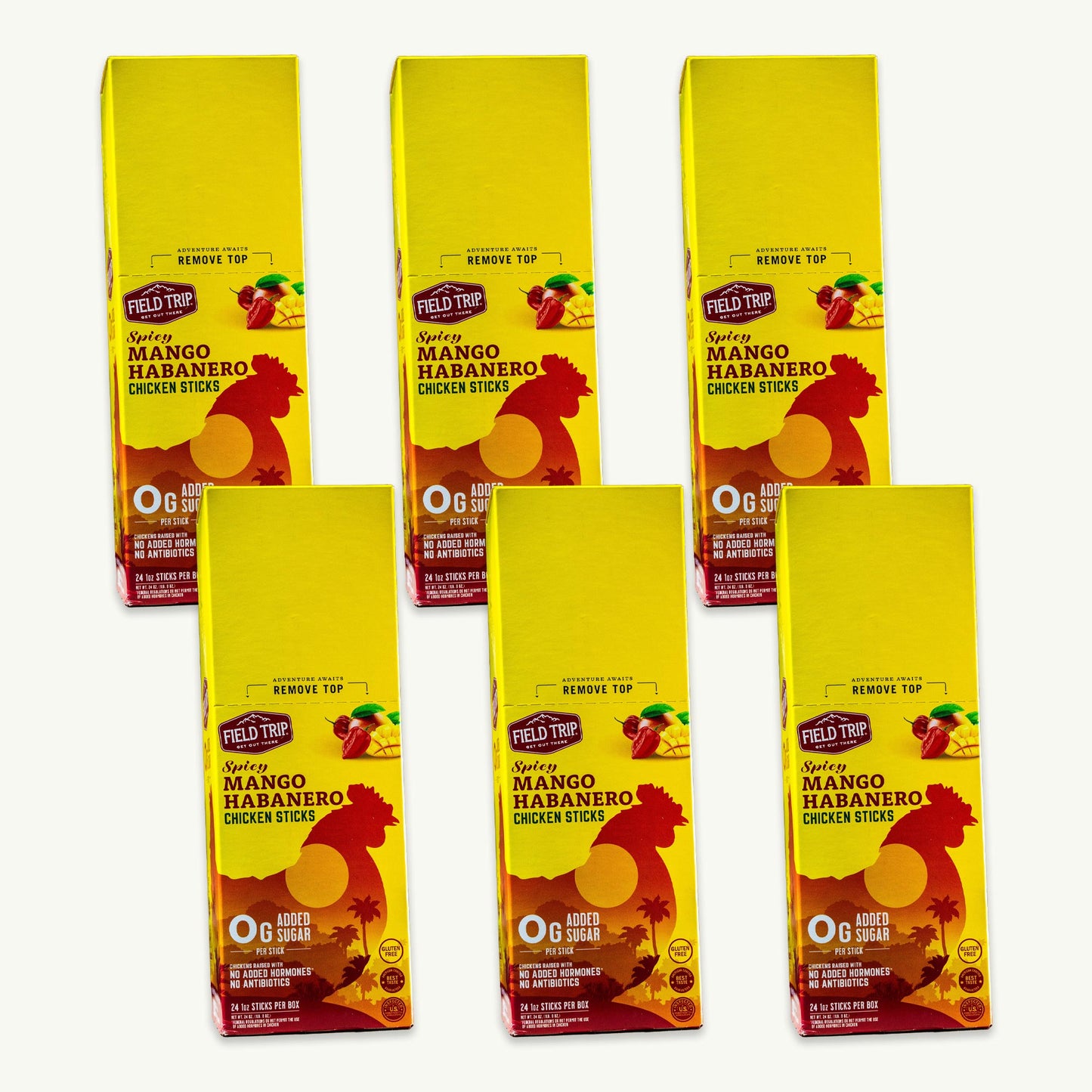 Field Trip Spicy Mango Habanero Chicken Jerky Sticks
