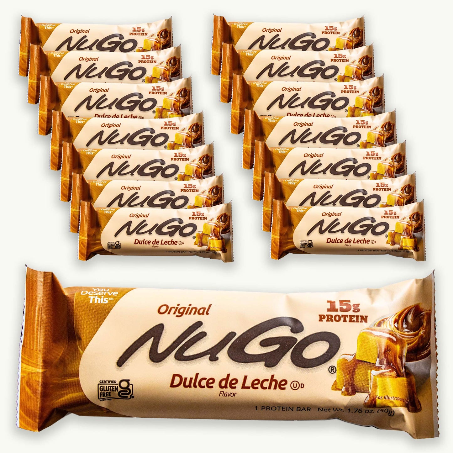 NuGo Nutrition Dulce de Leche Protein Bar