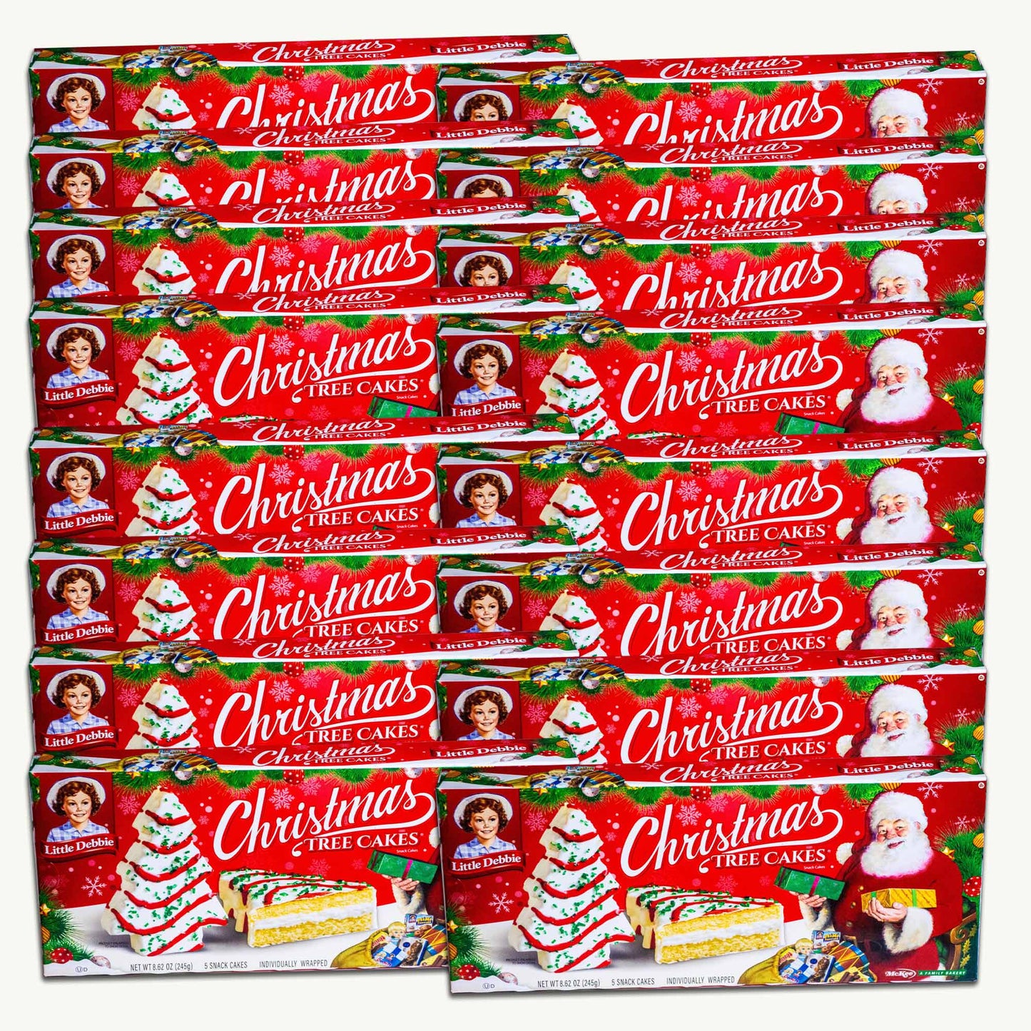 Little Debbie Vanilla Christmas Tree Cakes 5ct 8.62oz