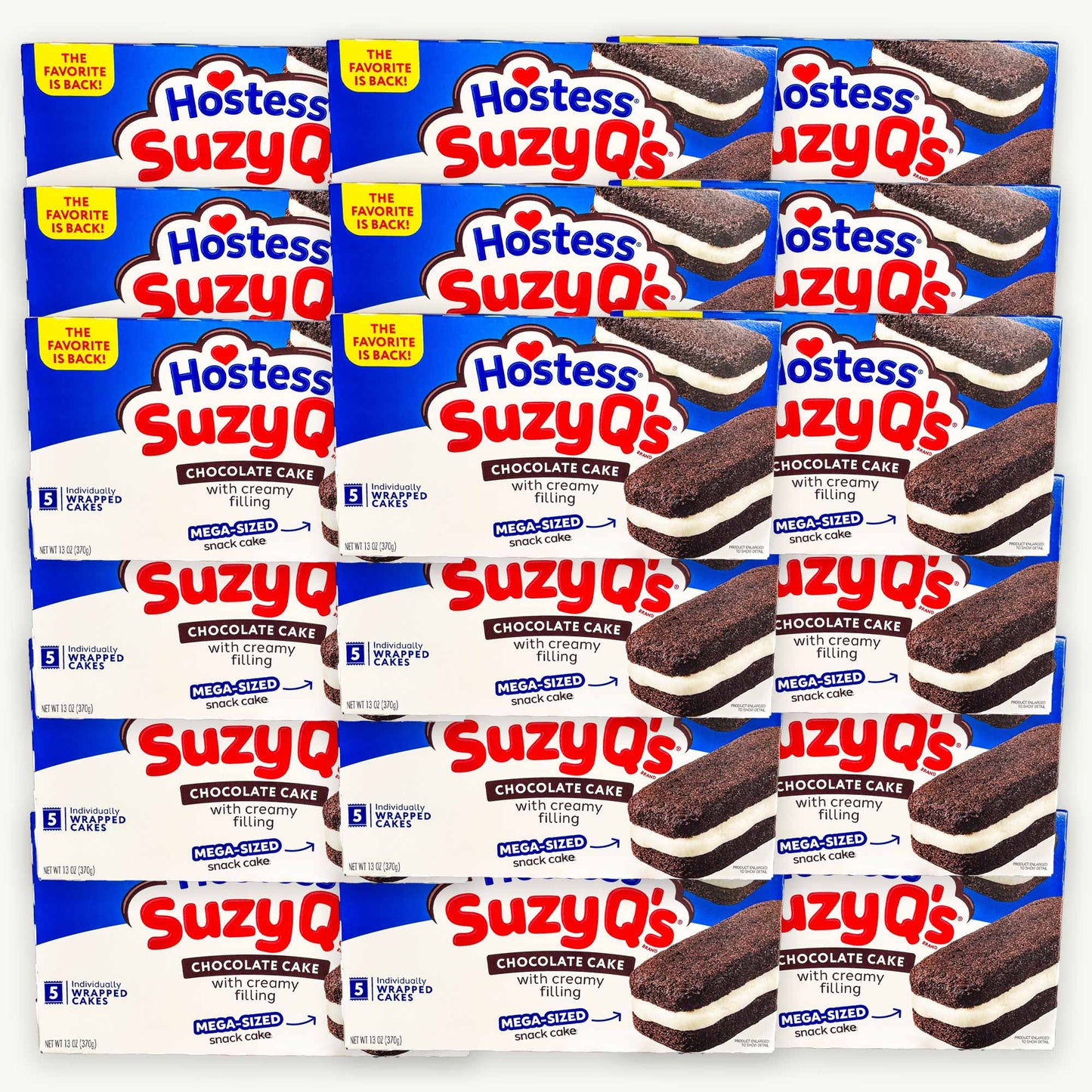 Hostess Suzy Q's Creme Filled Chocolate Cakes 5ct 13oz