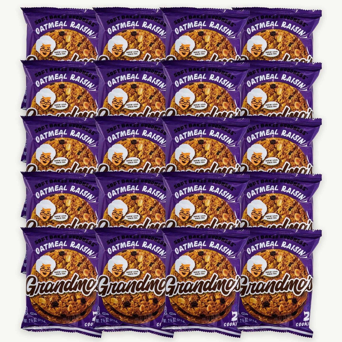 Grandma's Oatmeal Raisin Soft Baked Cookies, 2 Cookie Pack - 2.5oz
