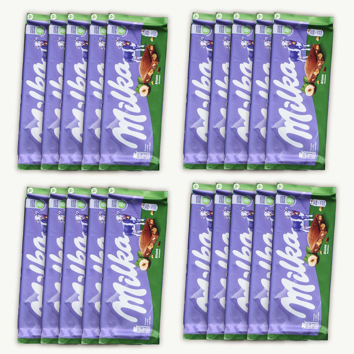 Milka Hazelnut Chocolate Candy Bar 100g