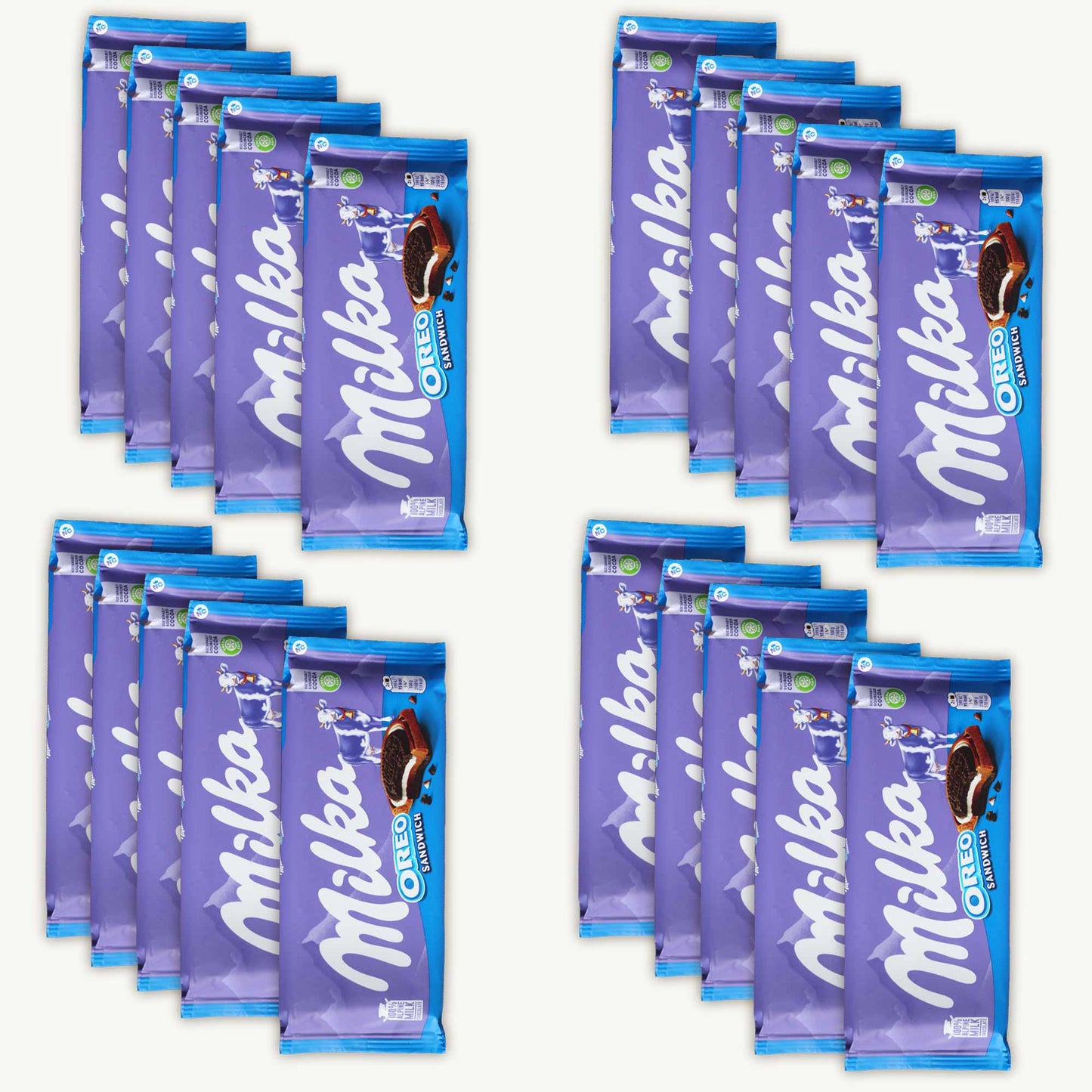 Milka Oreo Sandwich Chocolate Candy Bar 100g