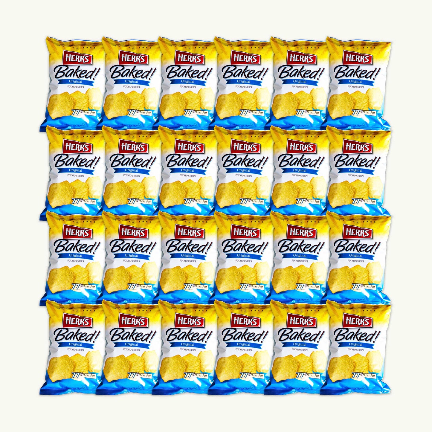 Herr's Original Less Fat Baked Potato Crisps 1.87oz