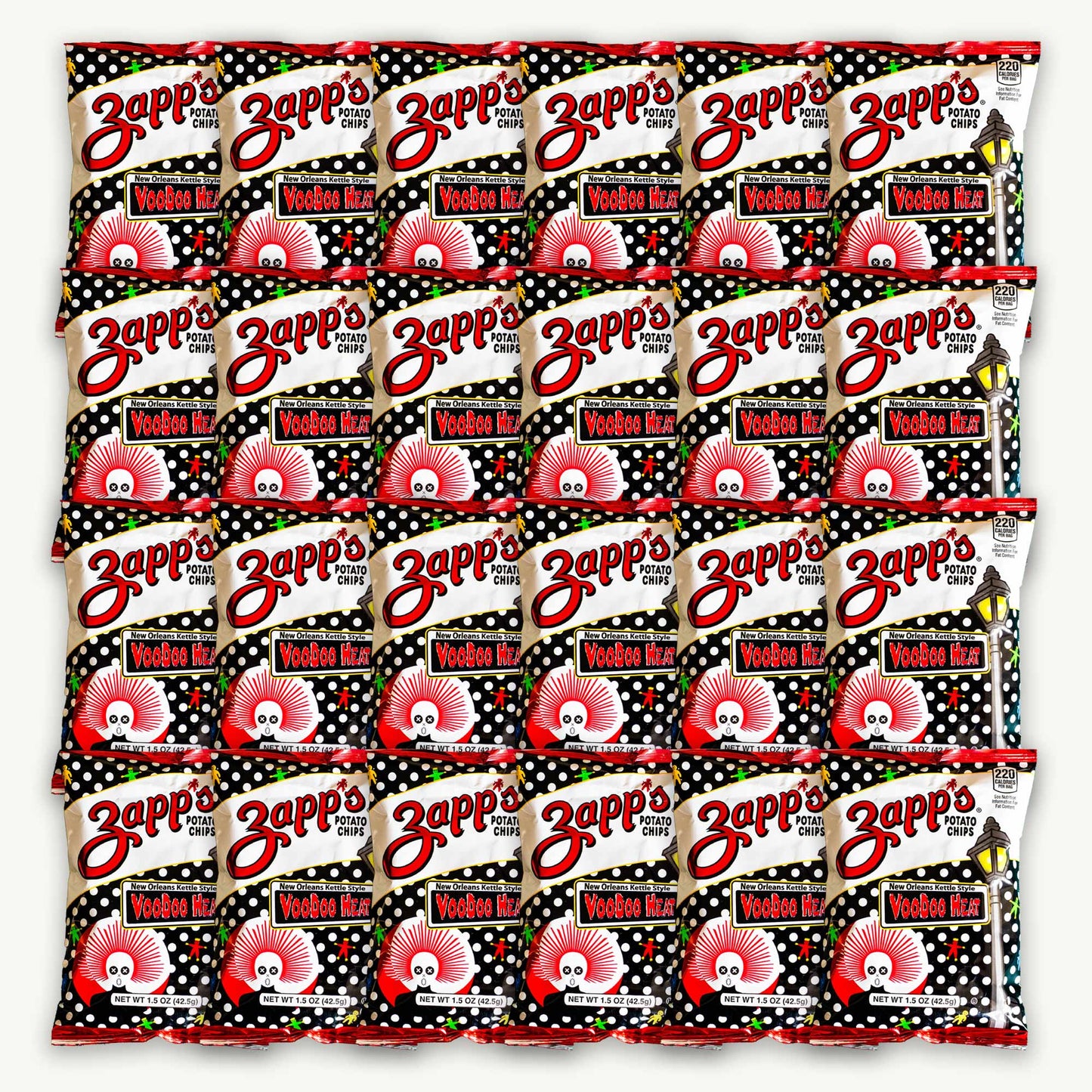 Zapp's VooDoo Heat New Orlean's Kettle Potato Chips 1.5oz