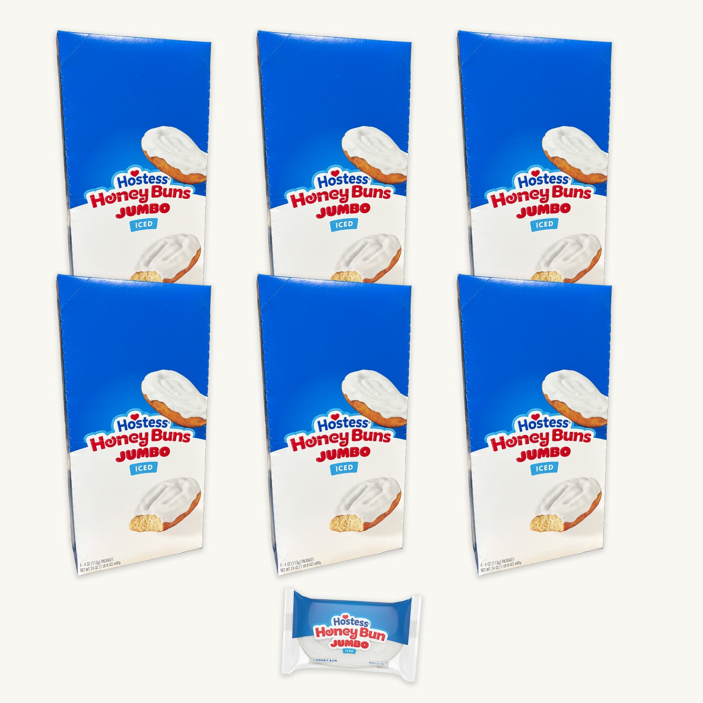Hostess Honey Bun Jumbo Iced 4oz