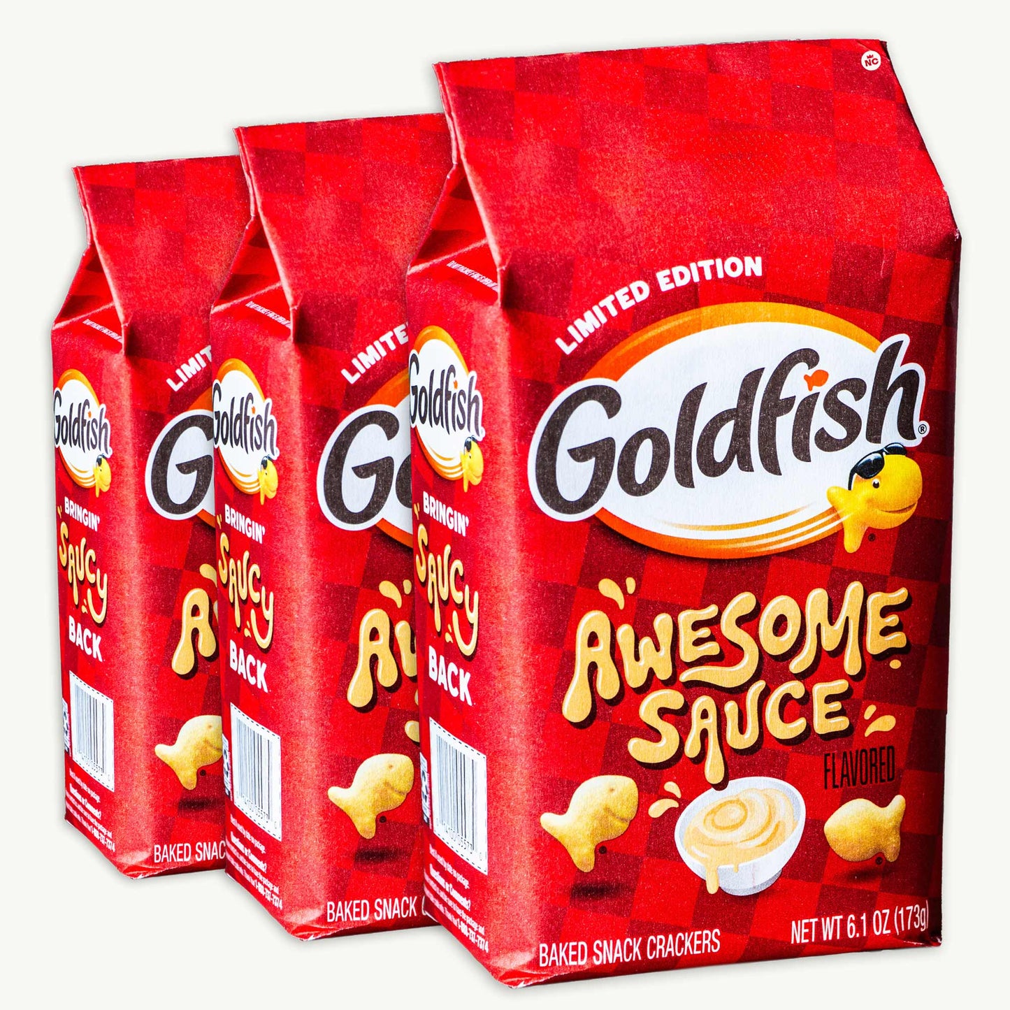 Goldfish Awesome Sauce Crackes - Limited Edition 6.1oz