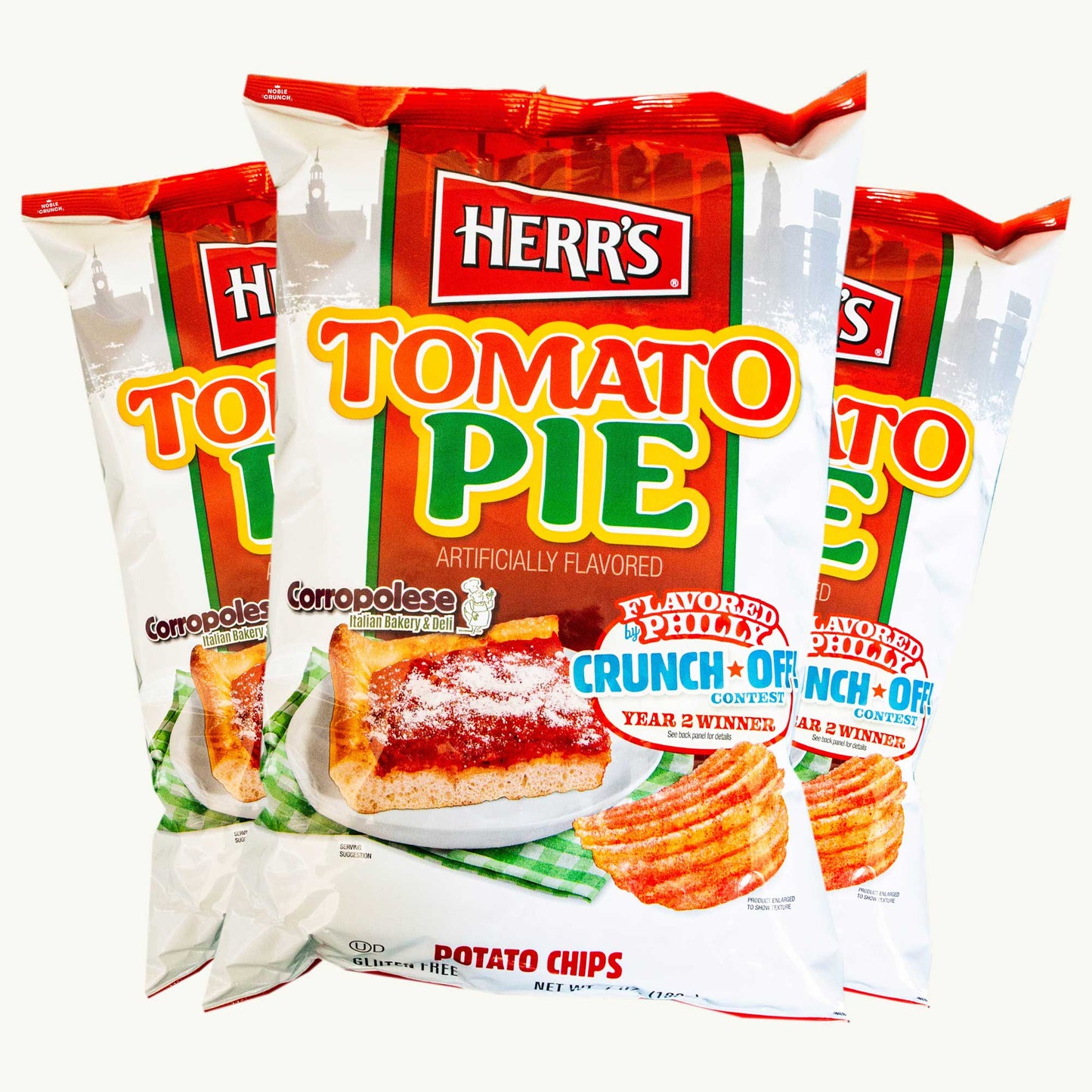 Herr's Tomato Pie Potato Chips 7oz