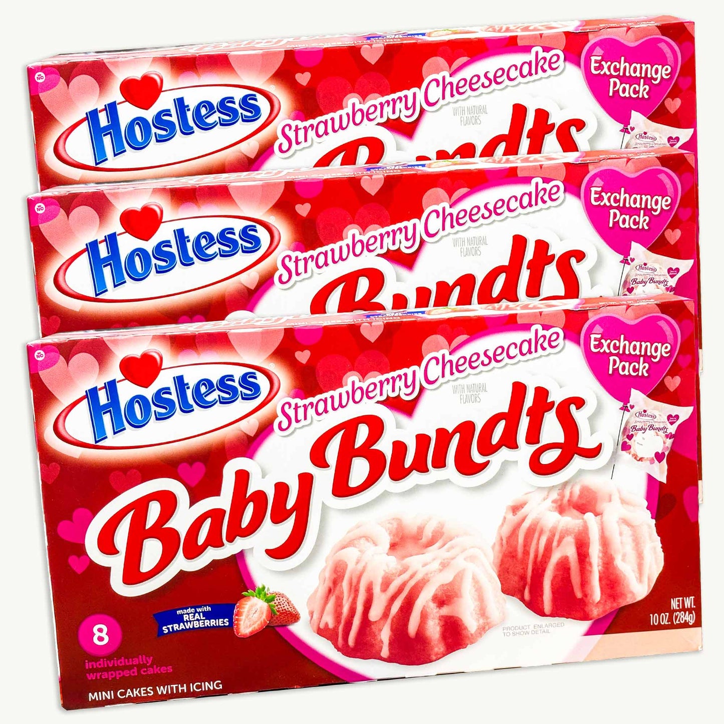 Hostess Strawberry Cheesecakes Baby Bundts 8ct, 10oz