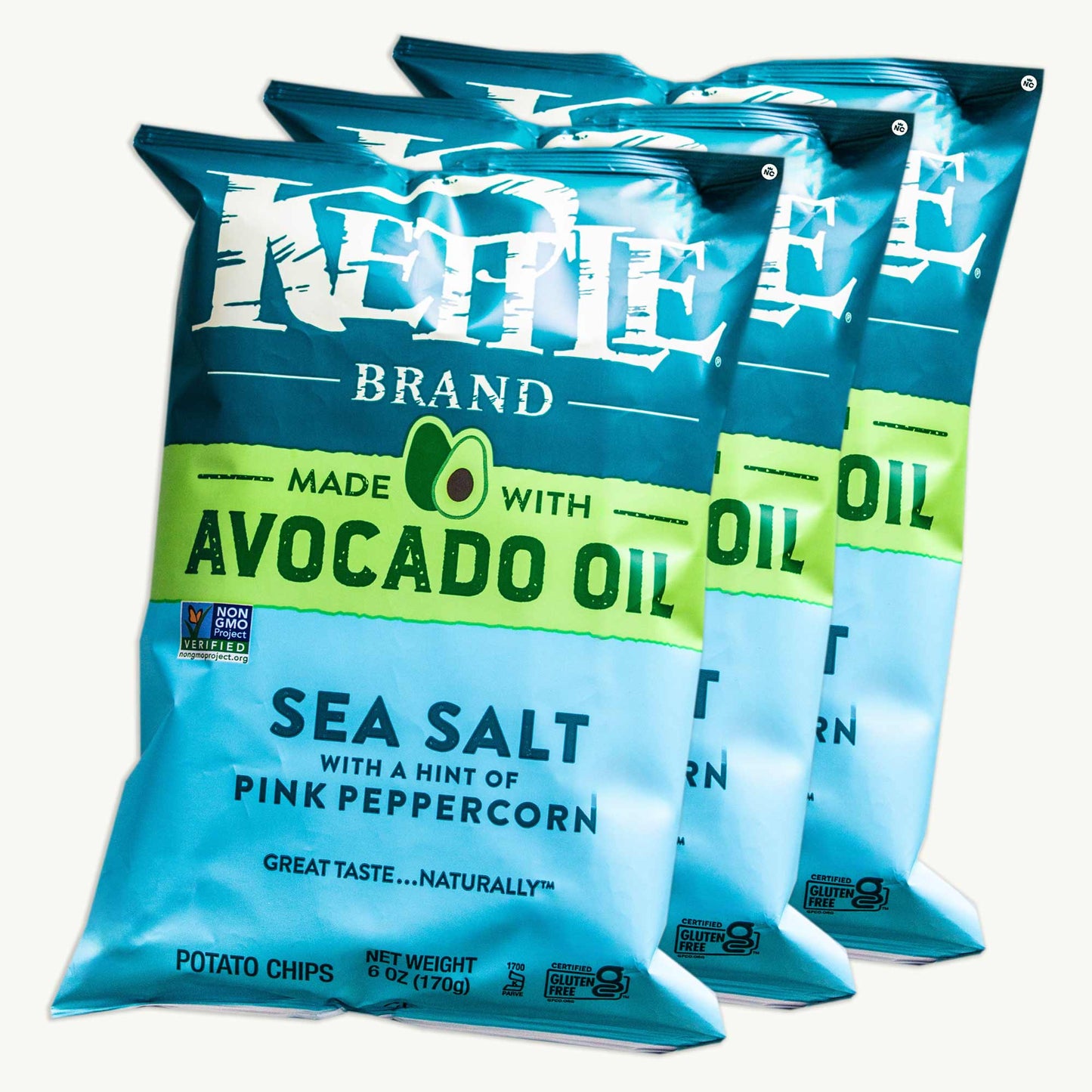 Kettle Avacado Oil Sea Salt Pink Peppercorn 6oz