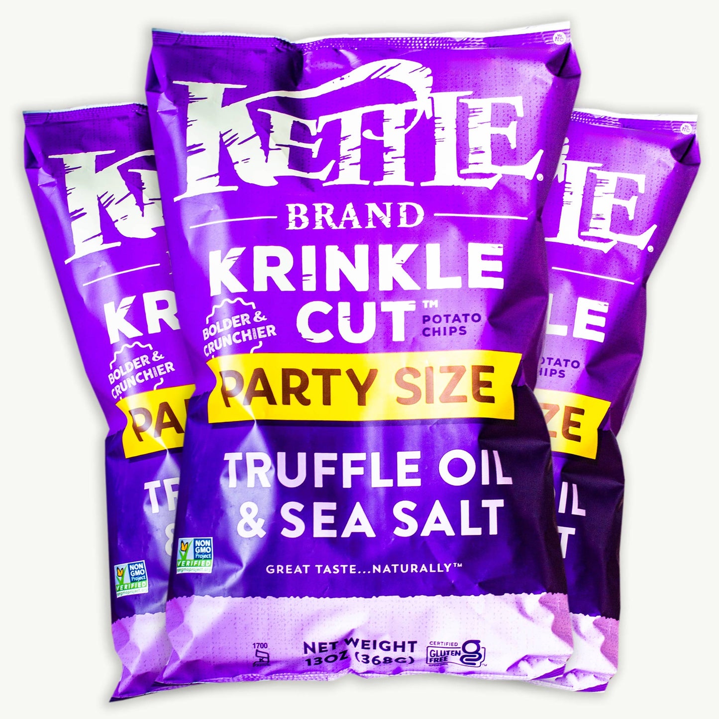 Kettle Krinkle Cut Truffle Oil Sea Salt Potato Chips 13oz