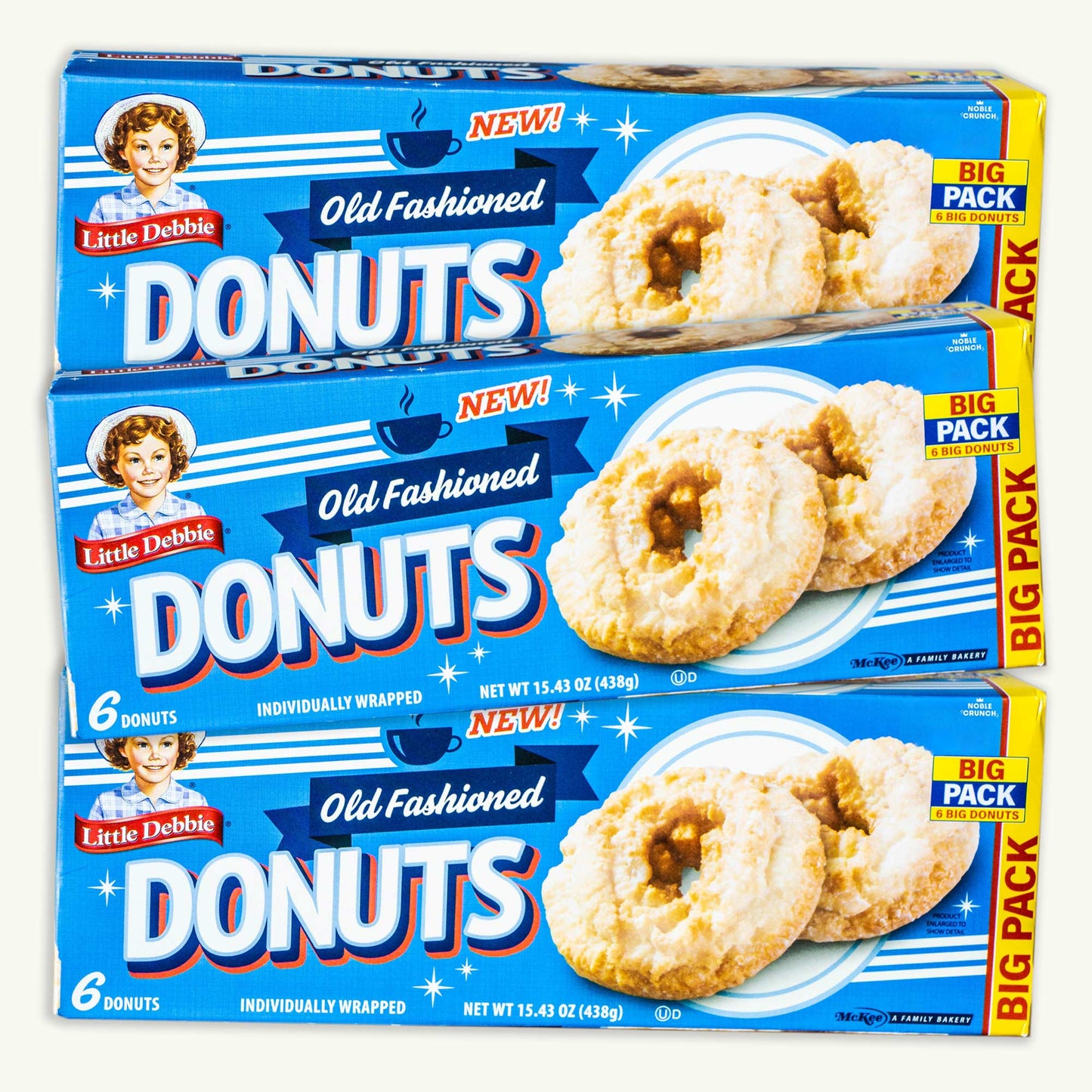 Little Debbie Old Fashioned Donuts 15.43oz 6ct