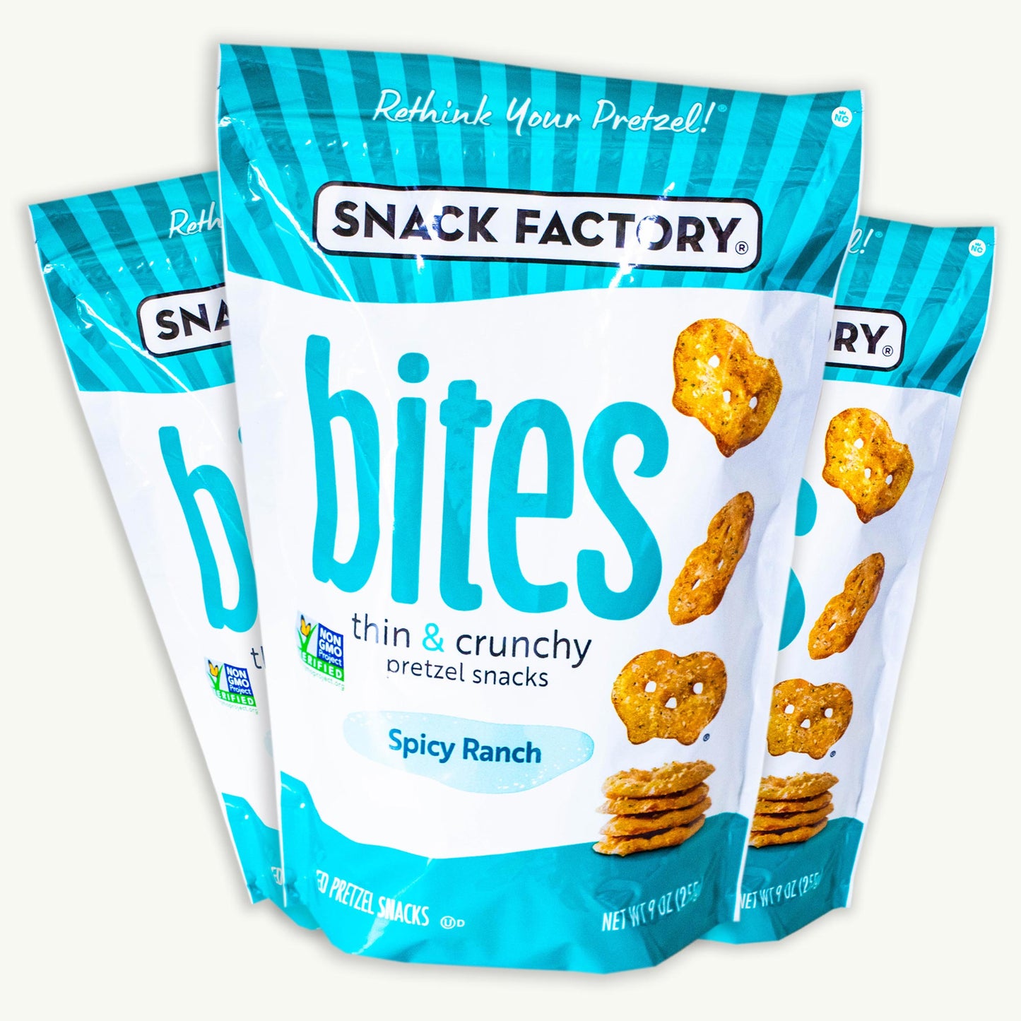 Snack Factory Spicy Ranch Bites Pretzel Snacks 9oz