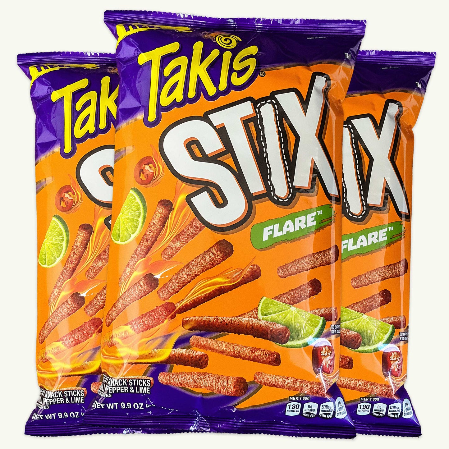 Takis Flare Stix Chili Pepper & Lime Corn Snack 9.9oz