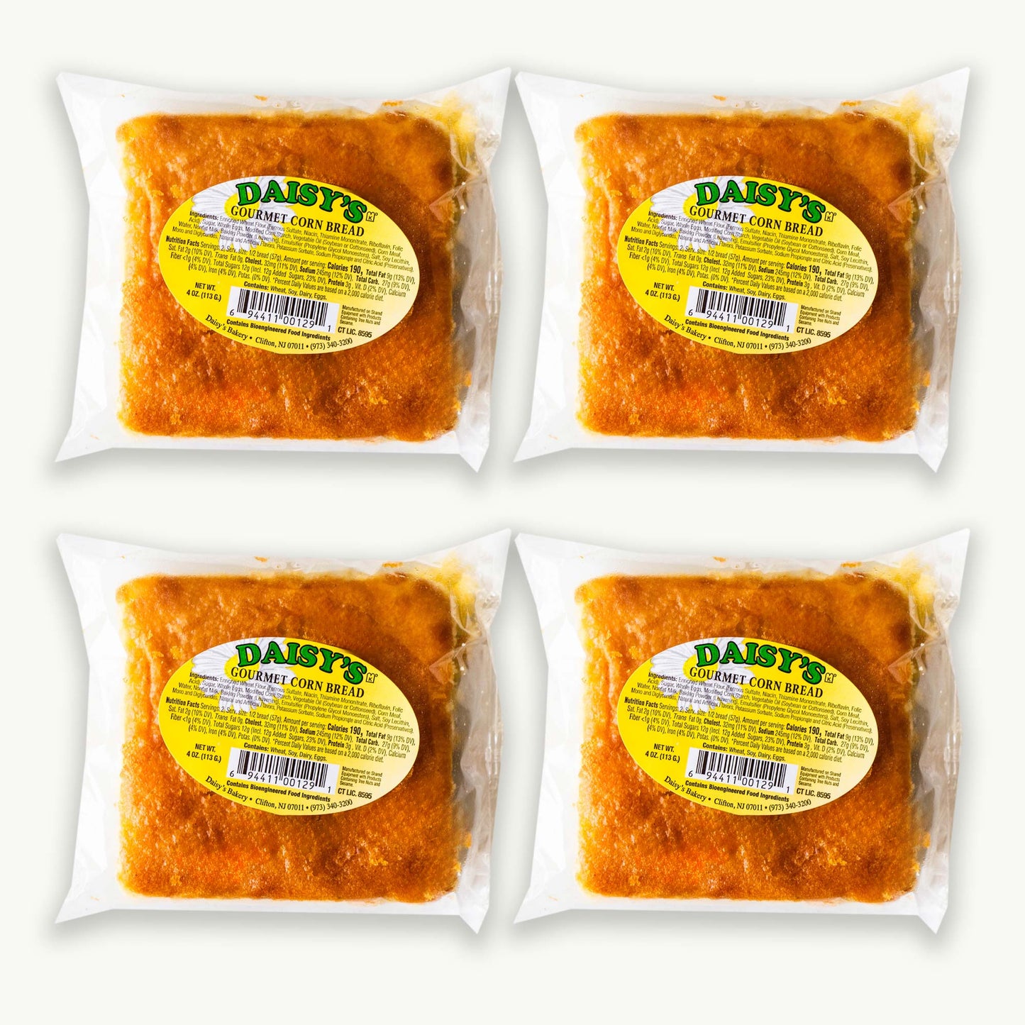 Daisy's Gourmet Corn Bread 4oz