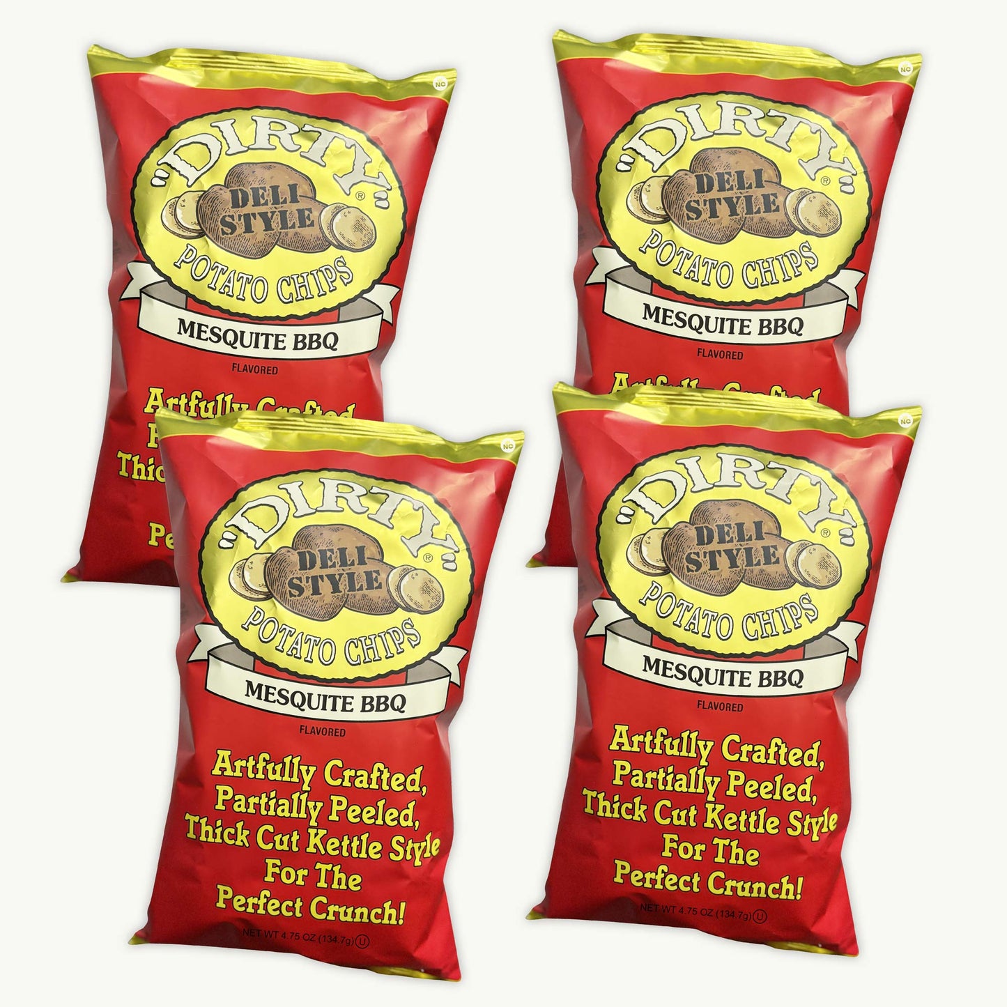 Dirty Mesquite BBQ Potato Chips 4.75oz
