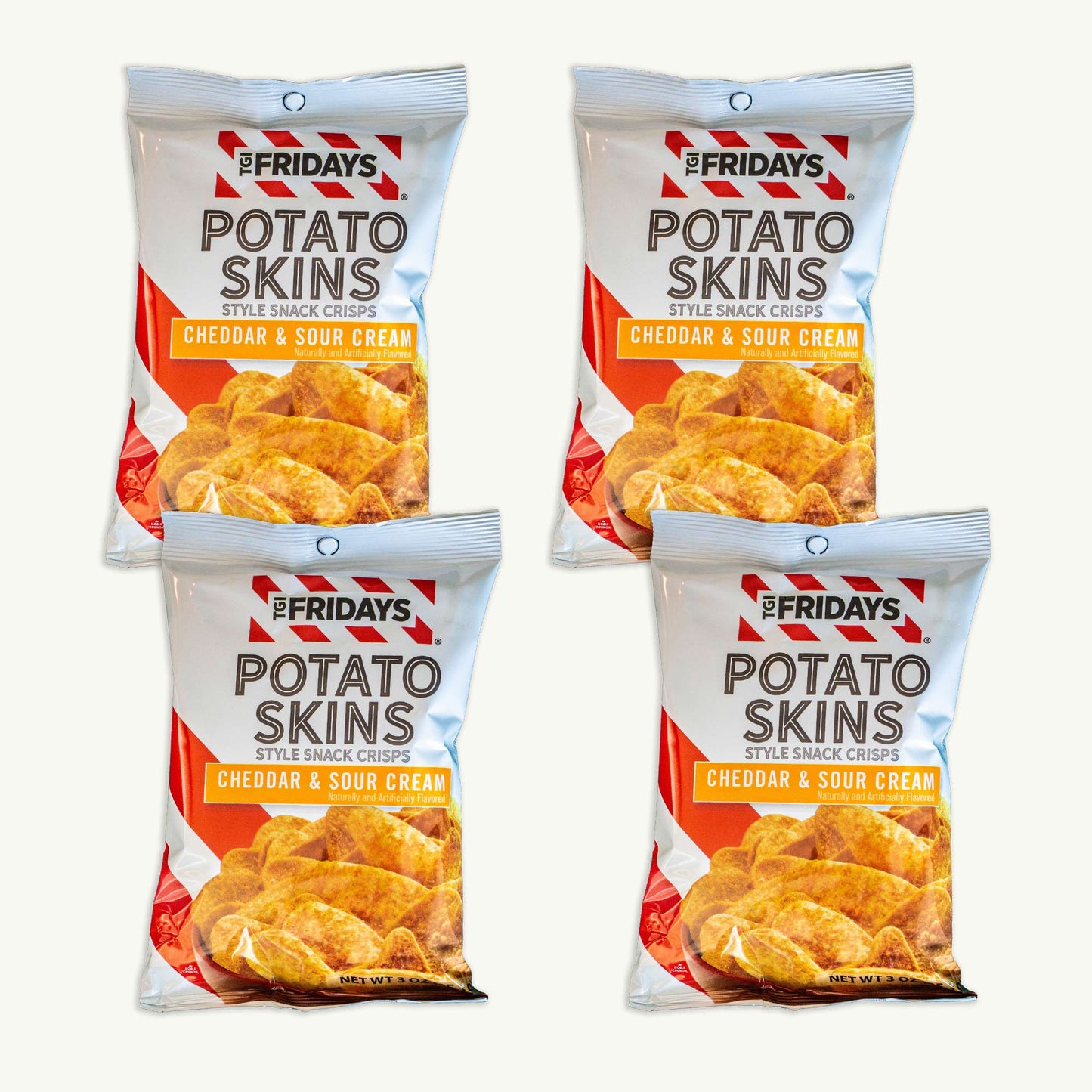 TGI Fridays Potato Skins Cheddar Sour Cream 3oz
