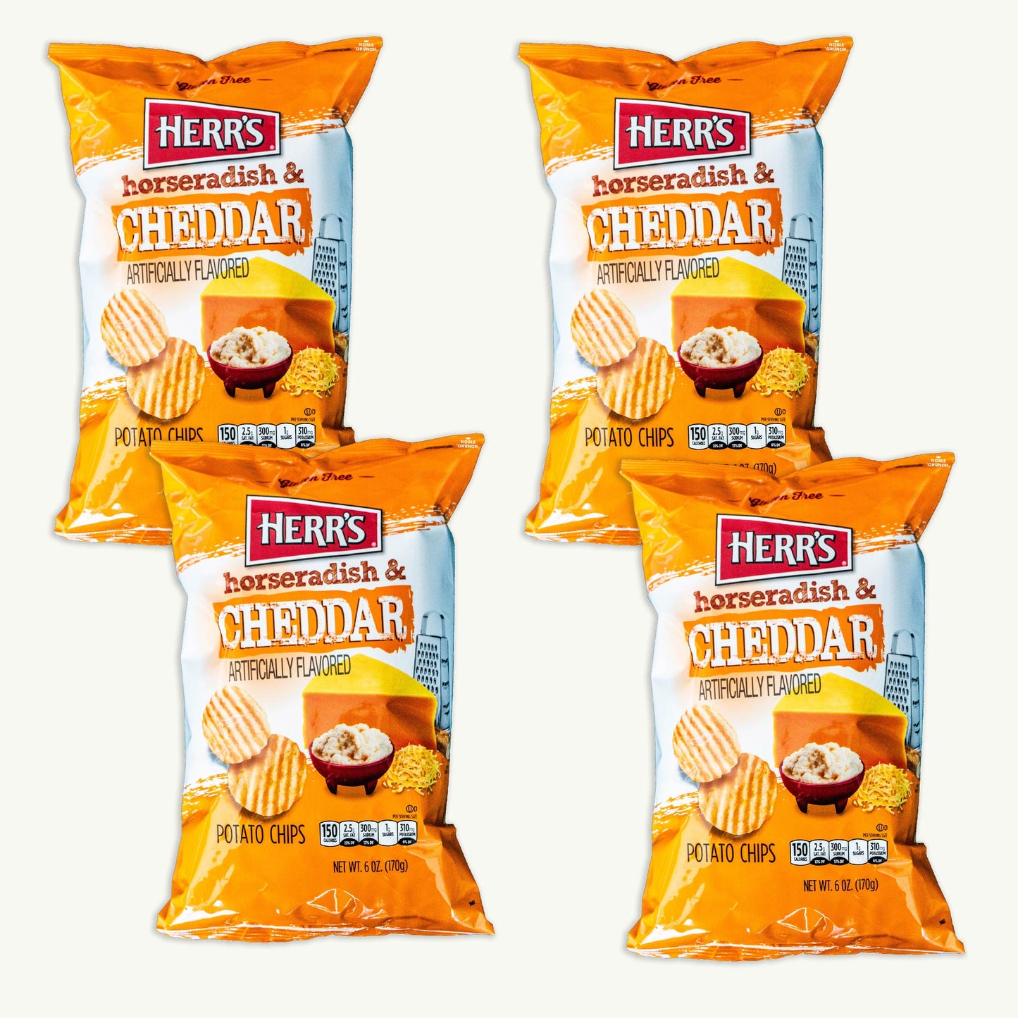 Herr's Horseradish Cheddar Potato Chips 6oz