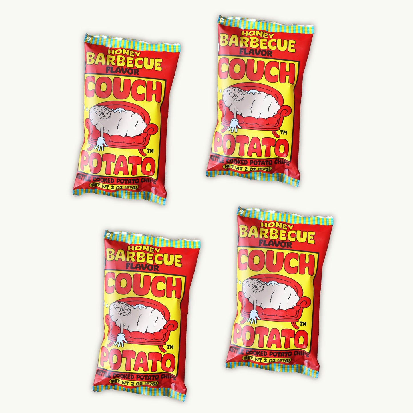 Joe Chips Honey BBQ Couch Potato Chips 2oz