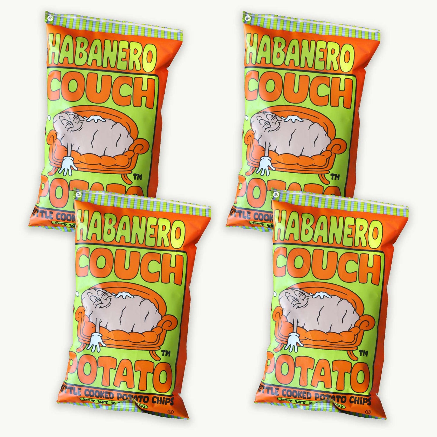 Joe Chips Habanero Couch Kettle Potato Chips 2oz